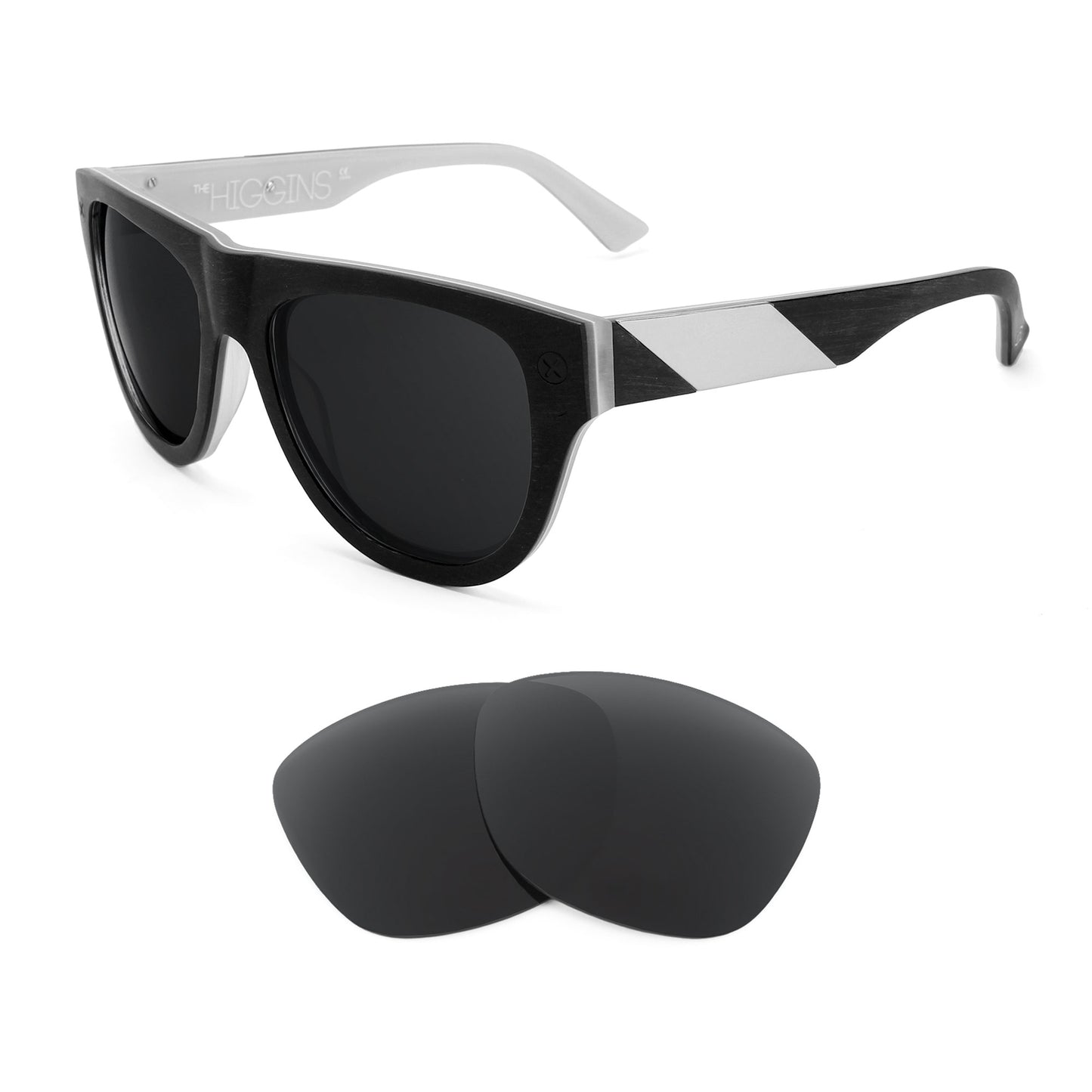 100% Higgins sunglasses with replacement lenses