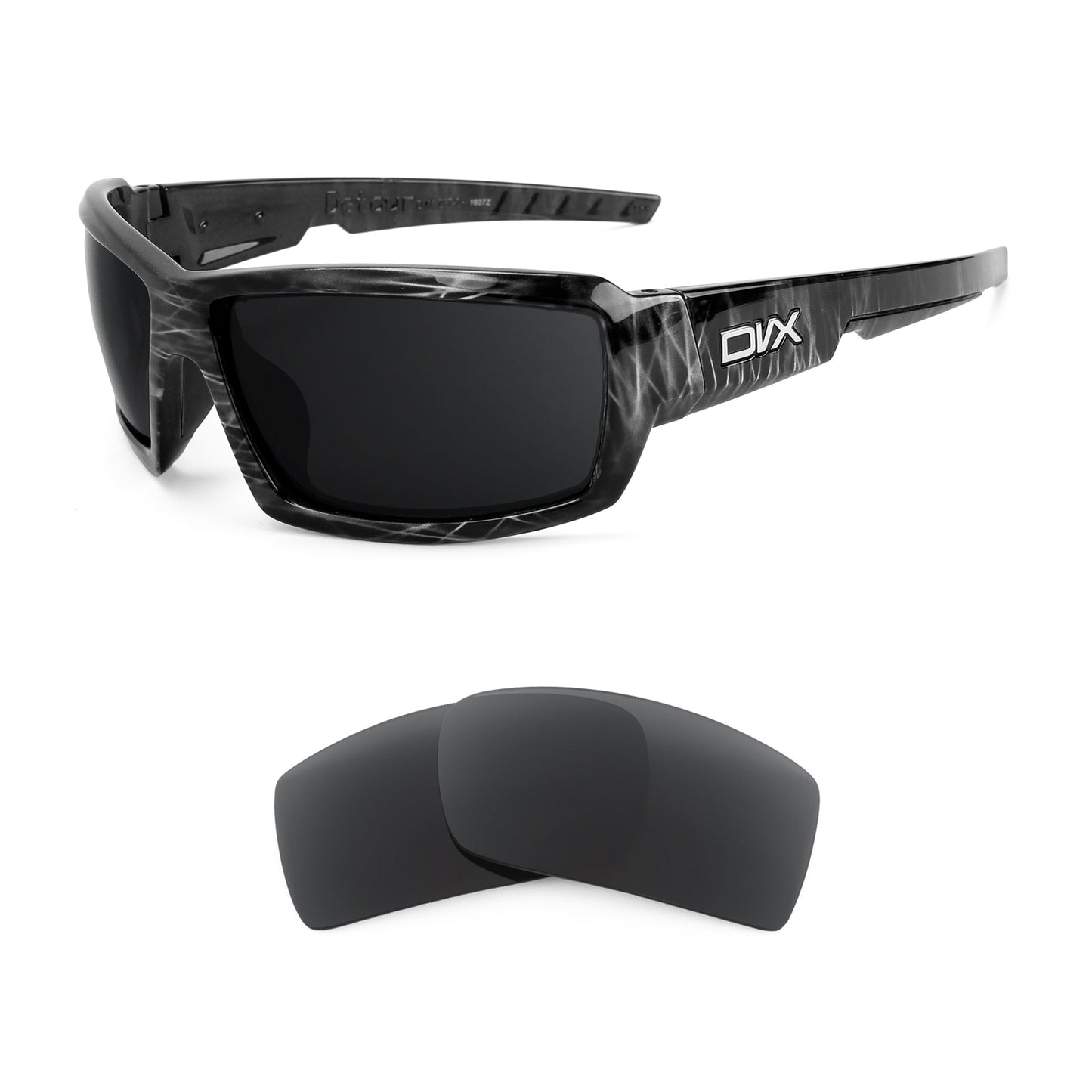 DVX Eyewear Detour sunglasses with replacement lenses