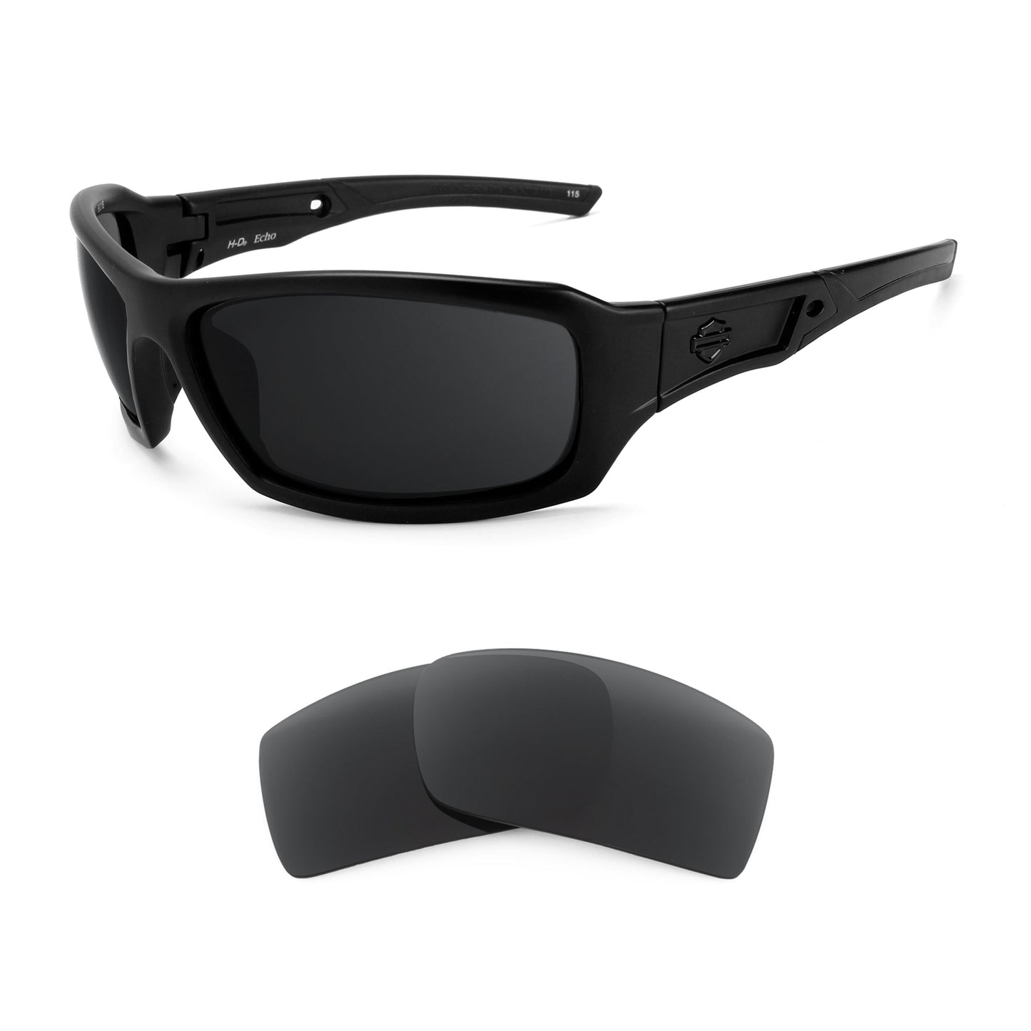 Harley Davidson Echo sunglasses with replacement lenses