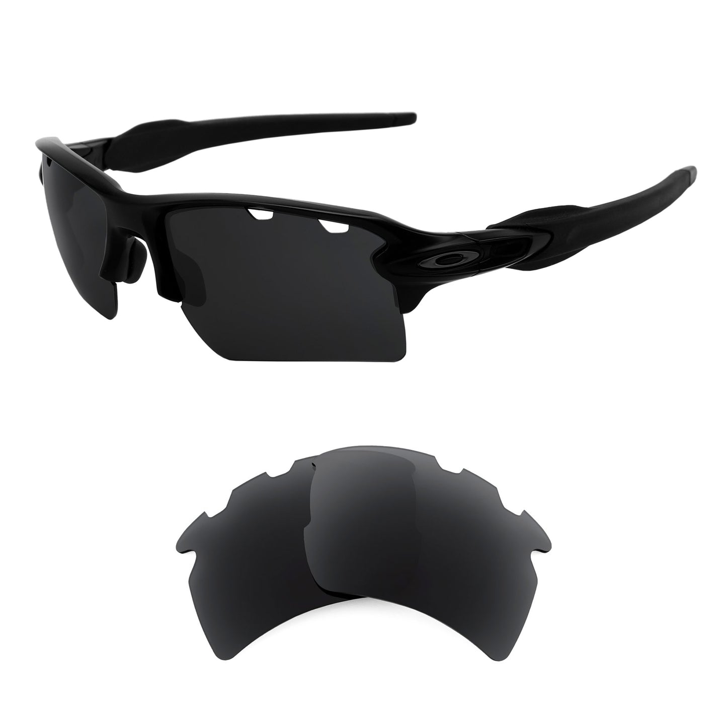 Oakley Flak 2.0 XL Vented (Low Bridge Fit) sunglasses with replacement lenses