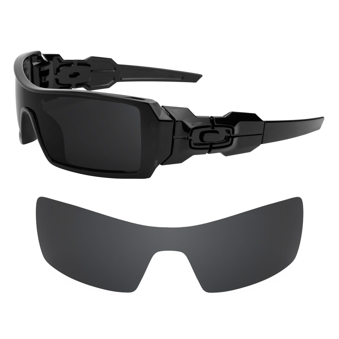 Oakley Oil Rig sunglasses with replacement lenses