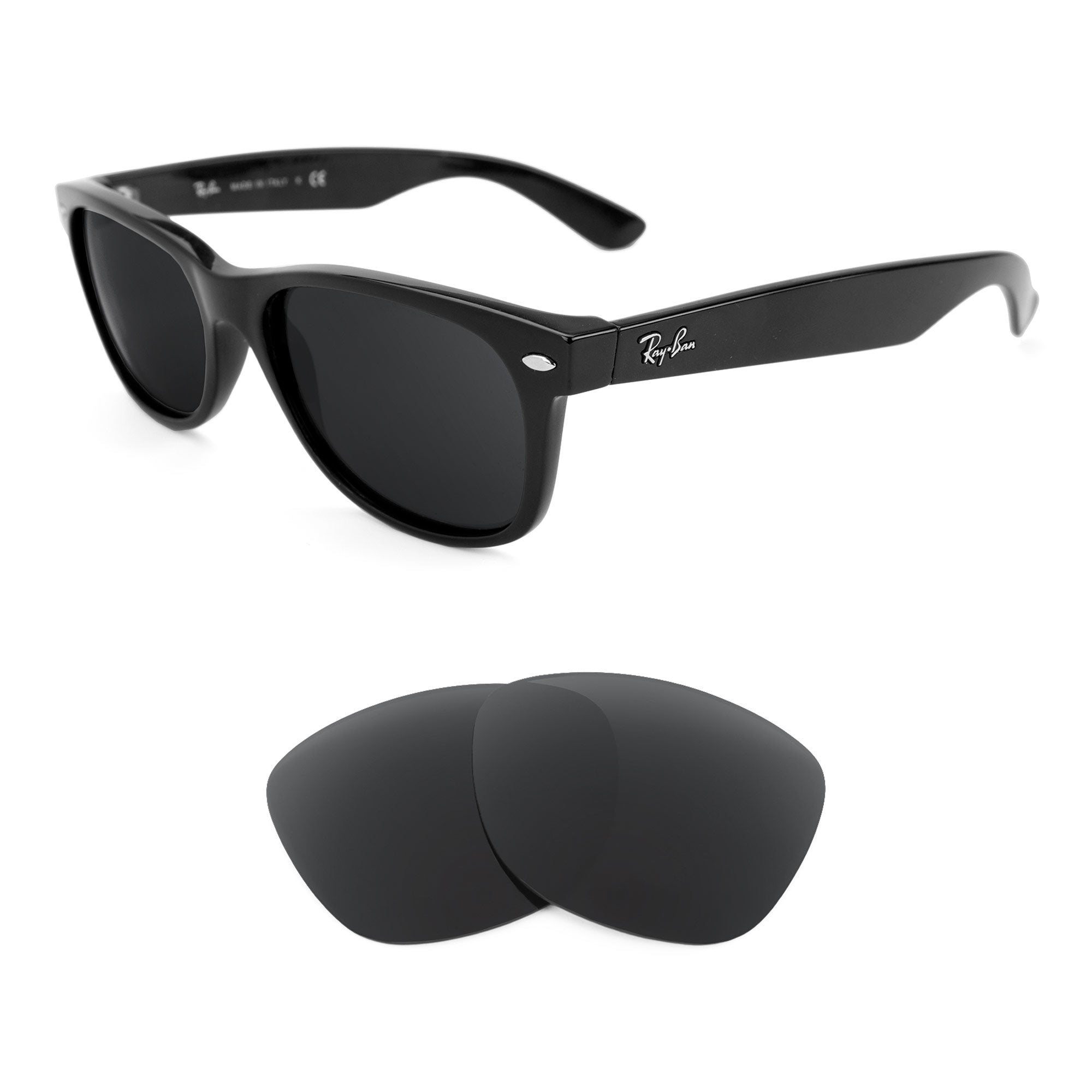 RayBan New Wayfarer RB2132 55mm Replacement Lenses by Revant Optics