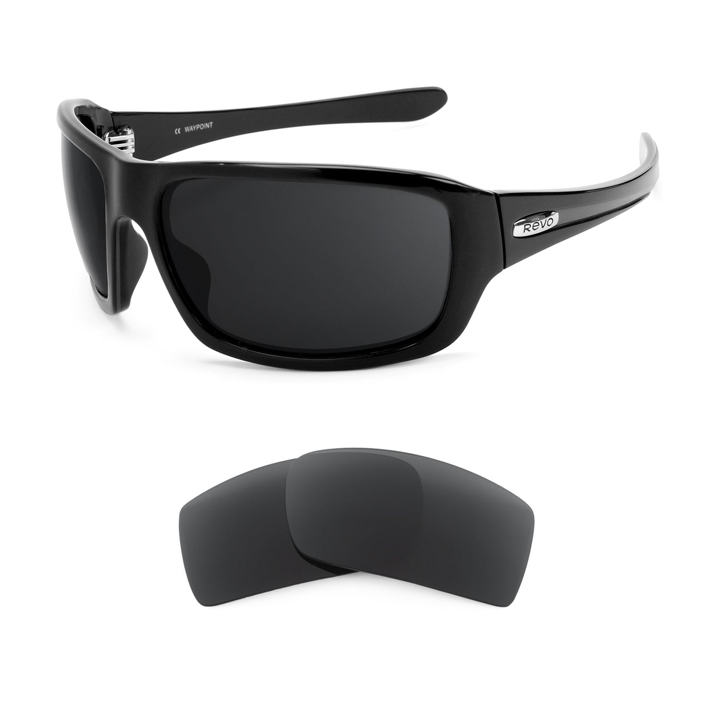 Revo Waypoint RE2044 sunglasses with replacement lenses