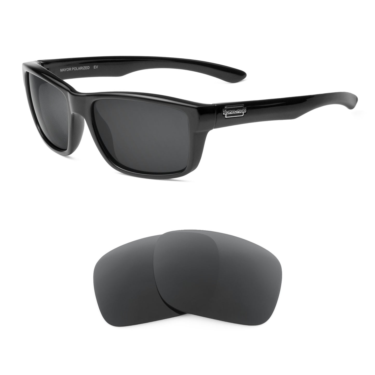 Suncloud Mayor sunglasses with replacement lenses