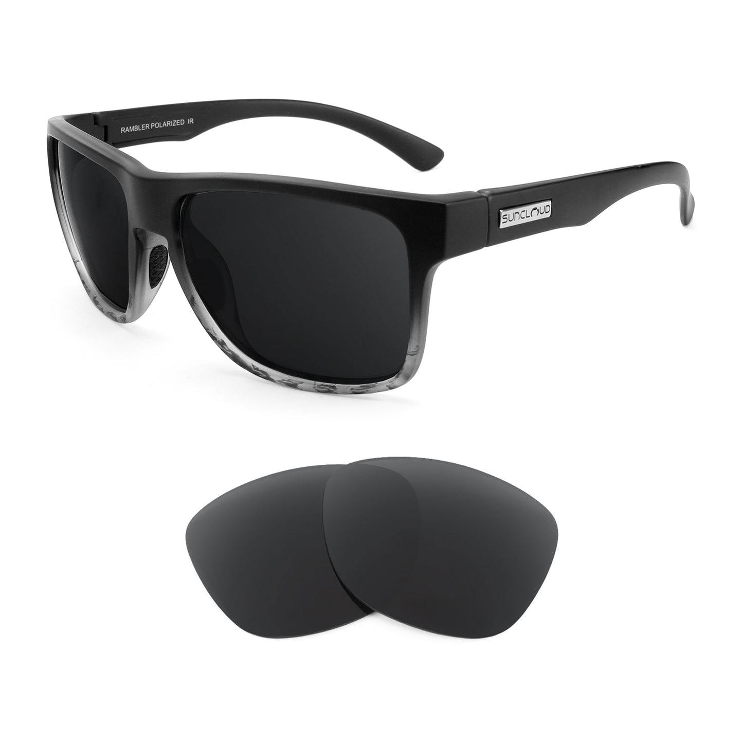 Suncloud Rambler sunglasses with replacement lenses