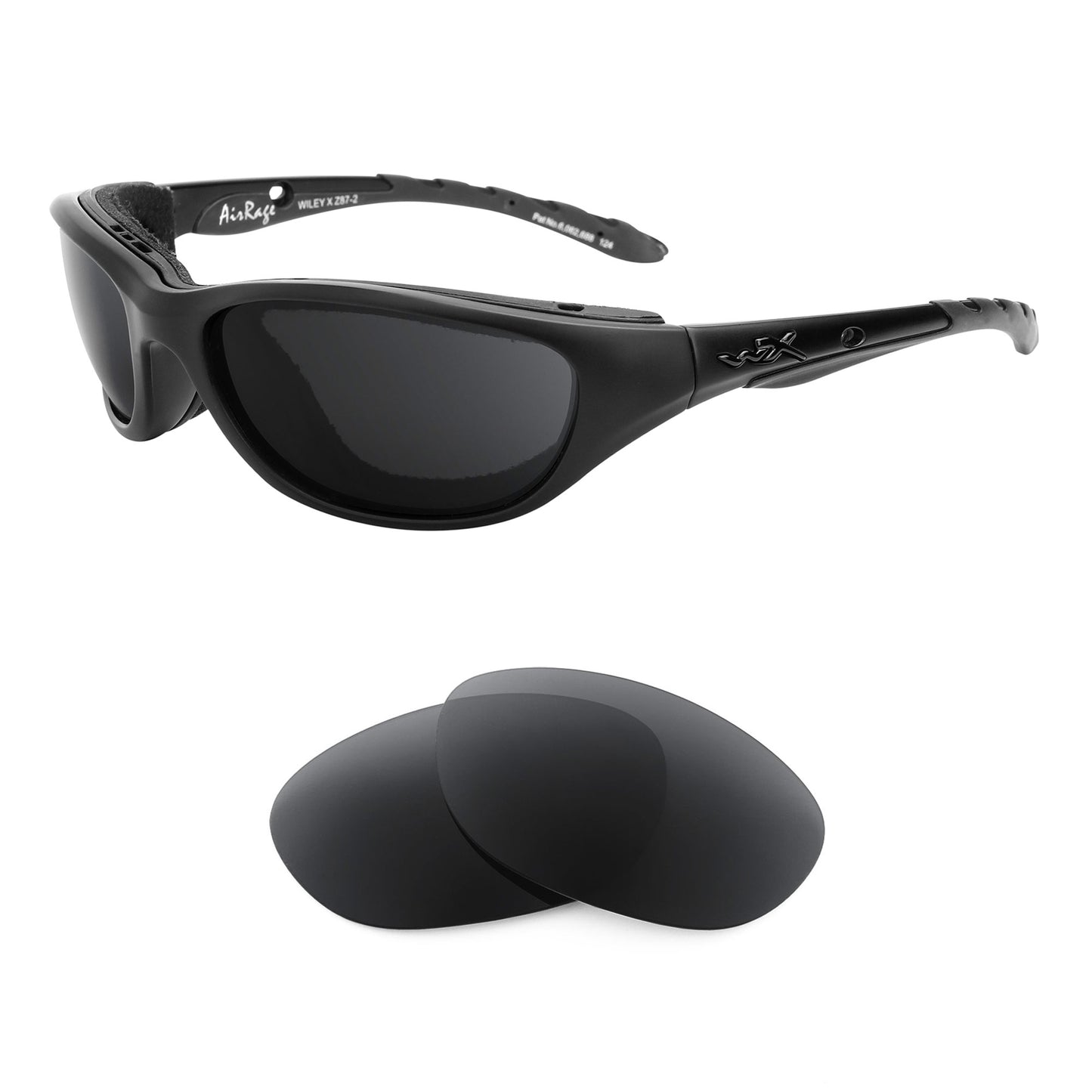 Wiley X Airrage sunglasses with replacement lenses