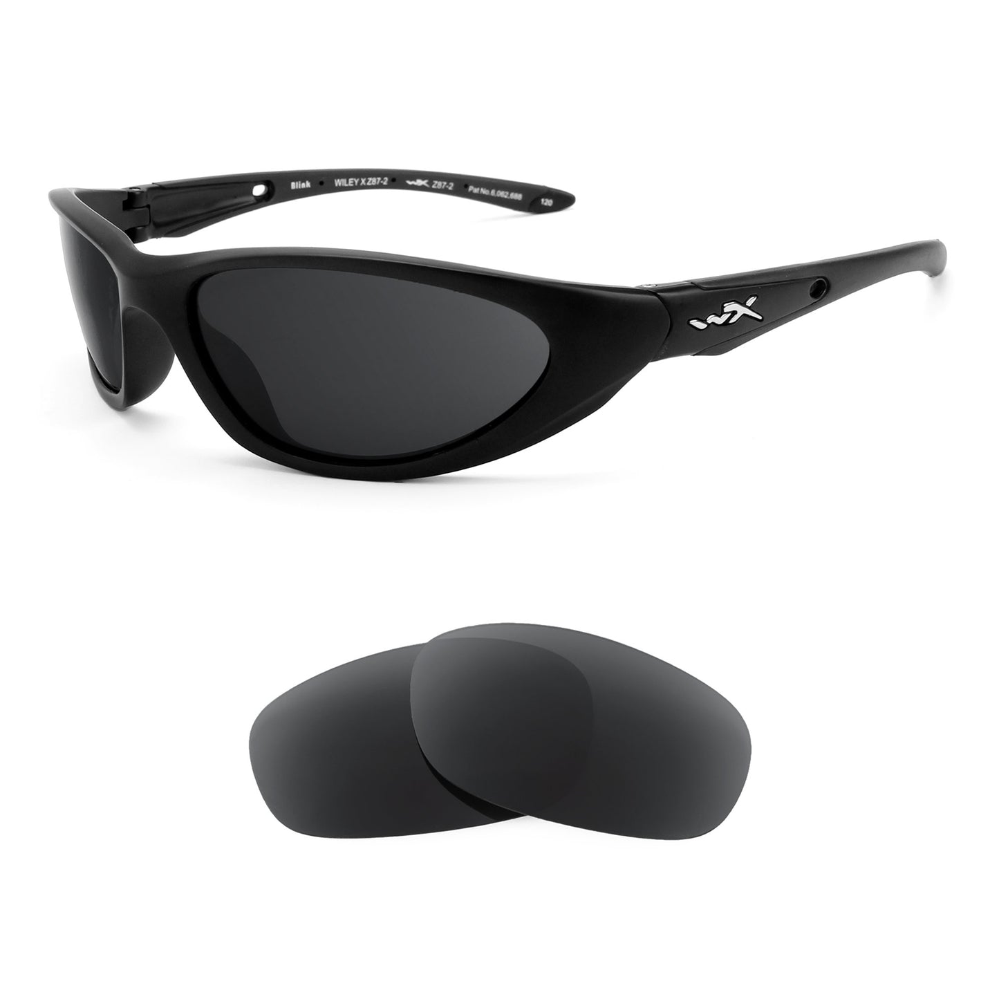 Wiley X Blink sunglasses with replacement lenses