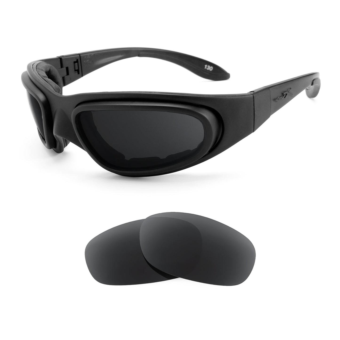 Wiley X SG-1 sunglasses with replacement lenses