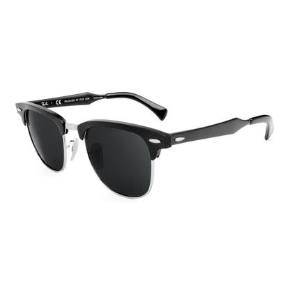 Revant replacement lenses compatible with Ray Ban Clubmaster Aluminum Rb3507 49mm