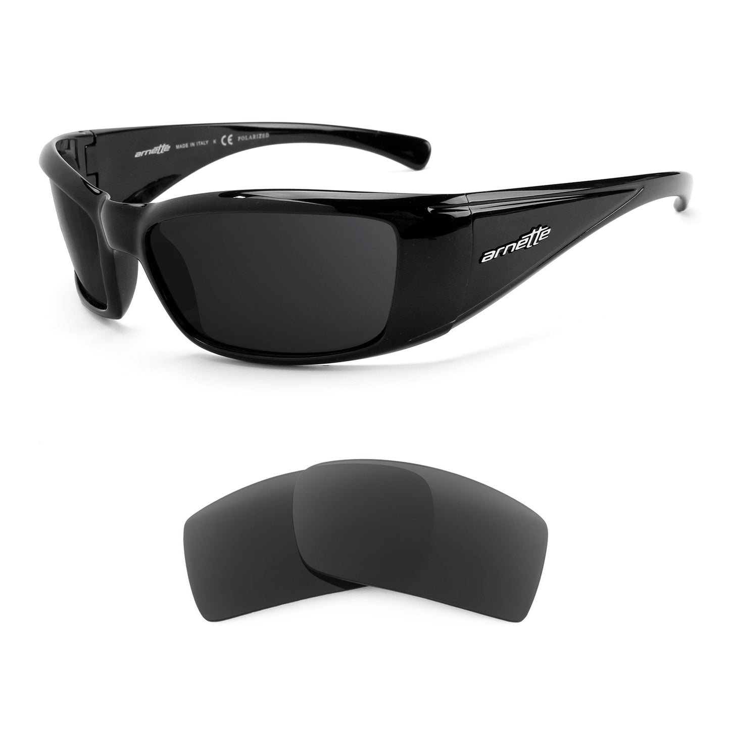 Arnette Rage XL AN4077 sunglasses with replacement lenses