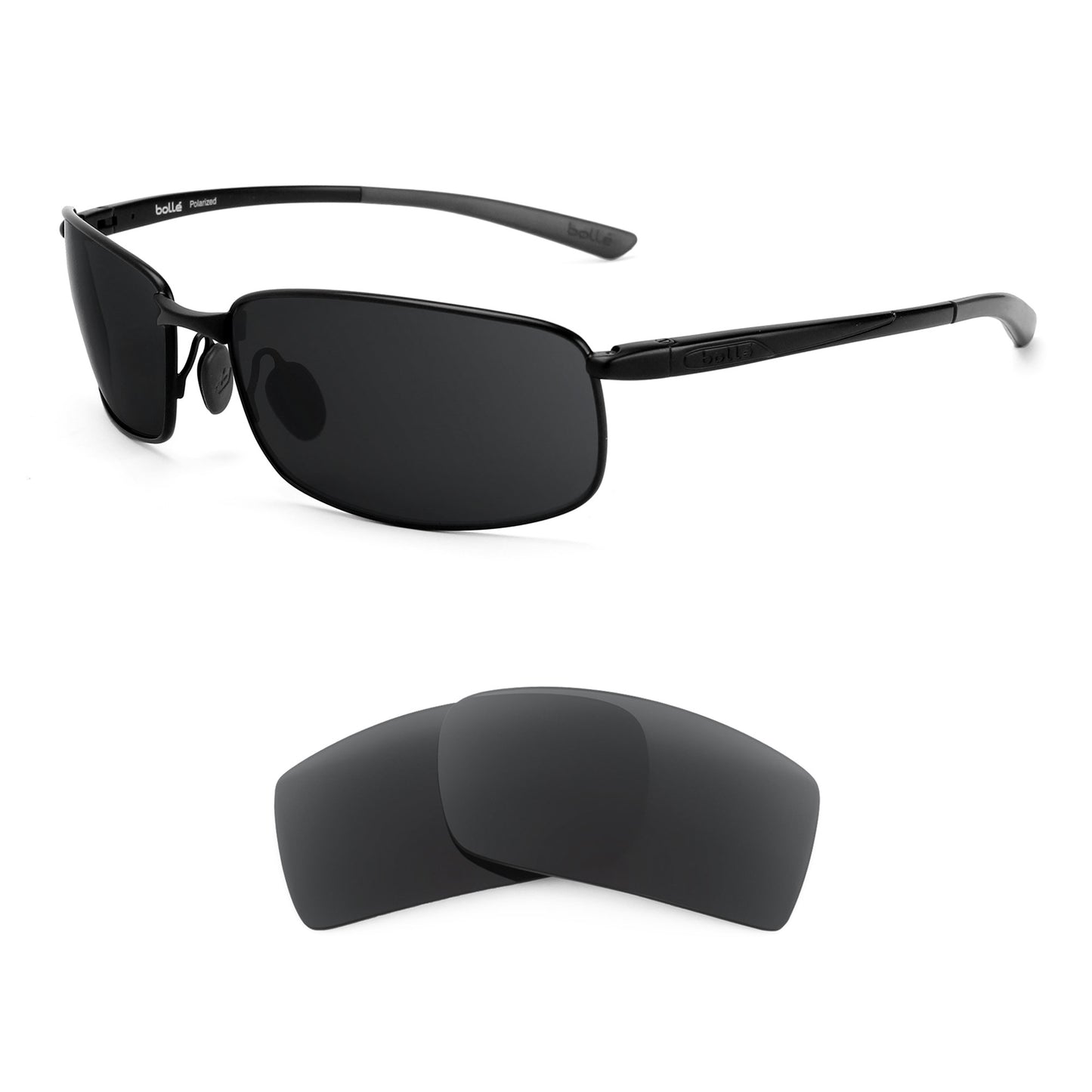 Bolle Benton sunglasses with replacement lenses