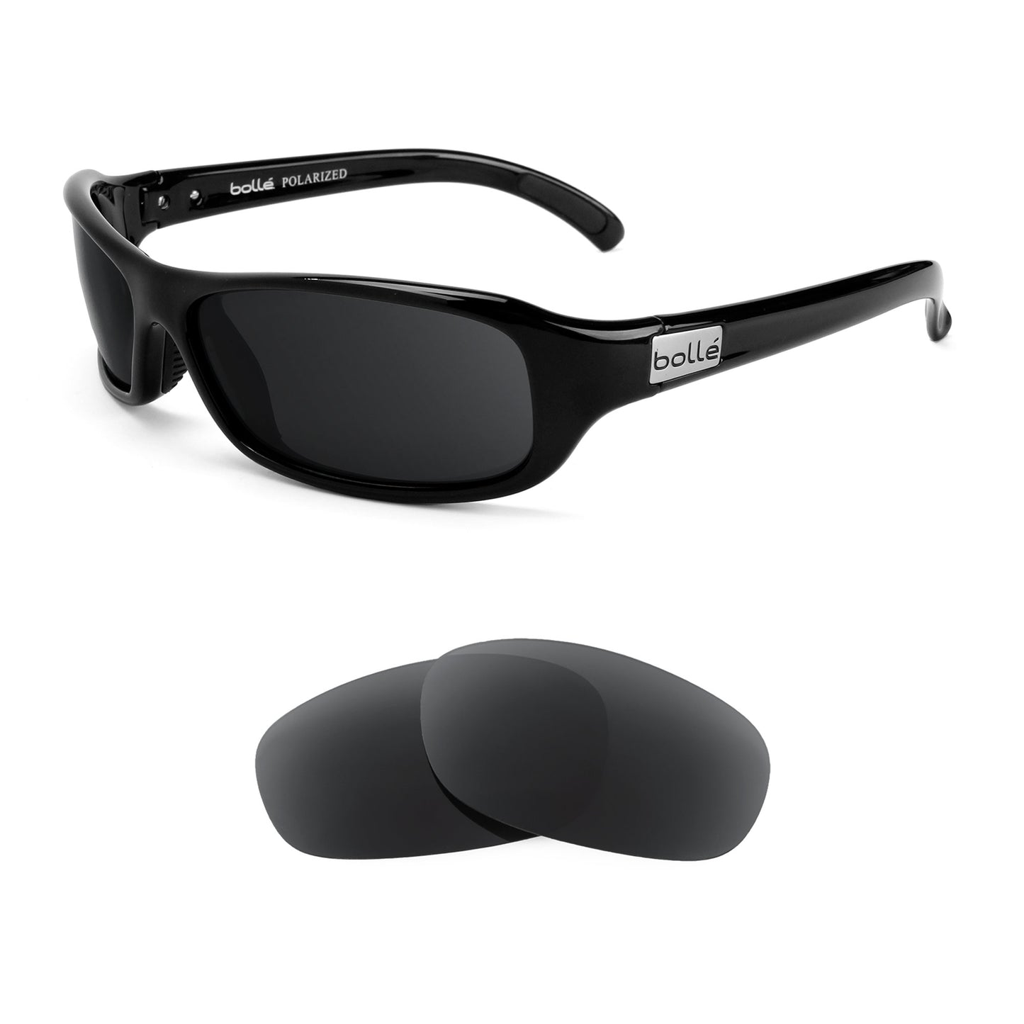 Bolle Fang sunglasses with replacement lenses