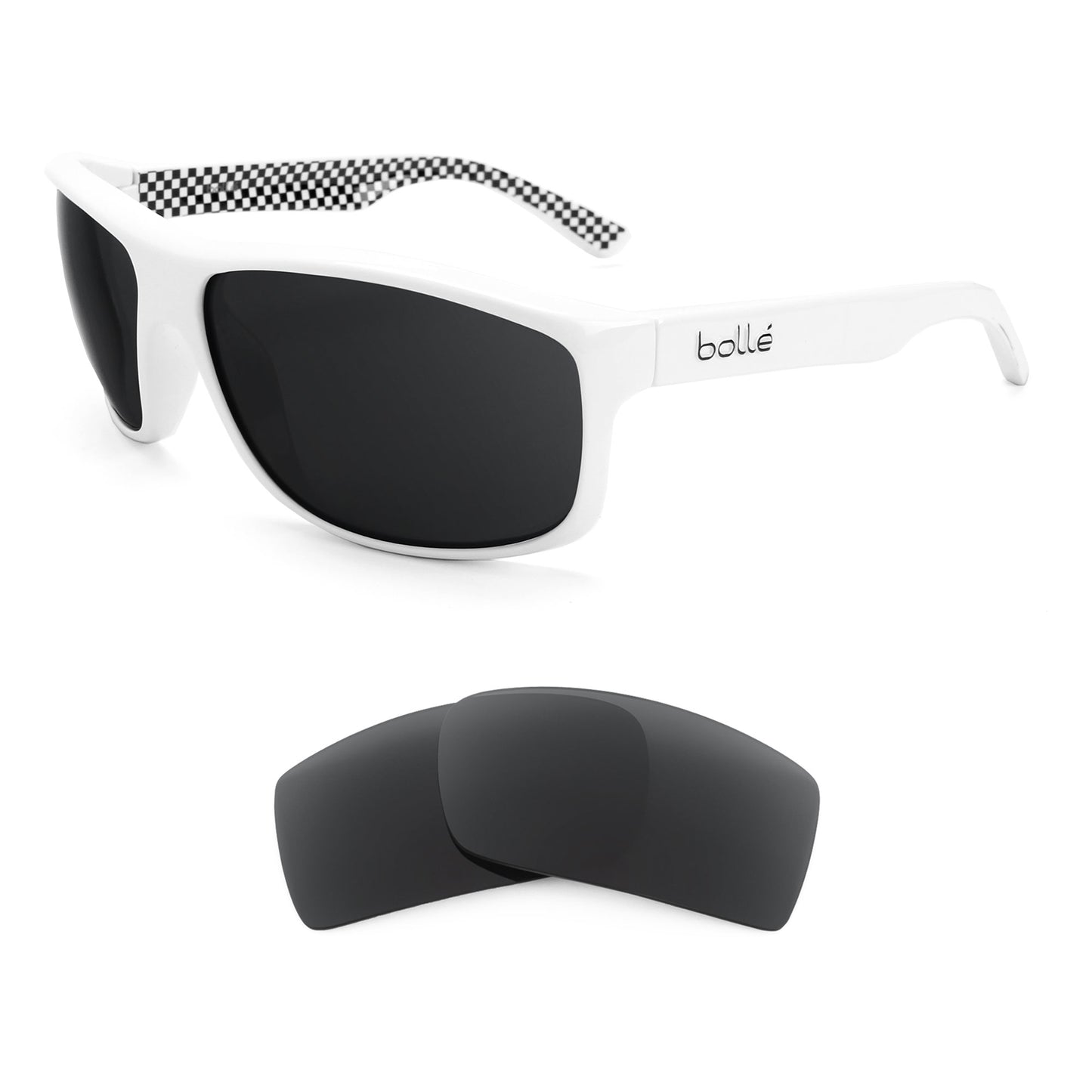 Bolle Hamilton sunglasses with replacement lenses
