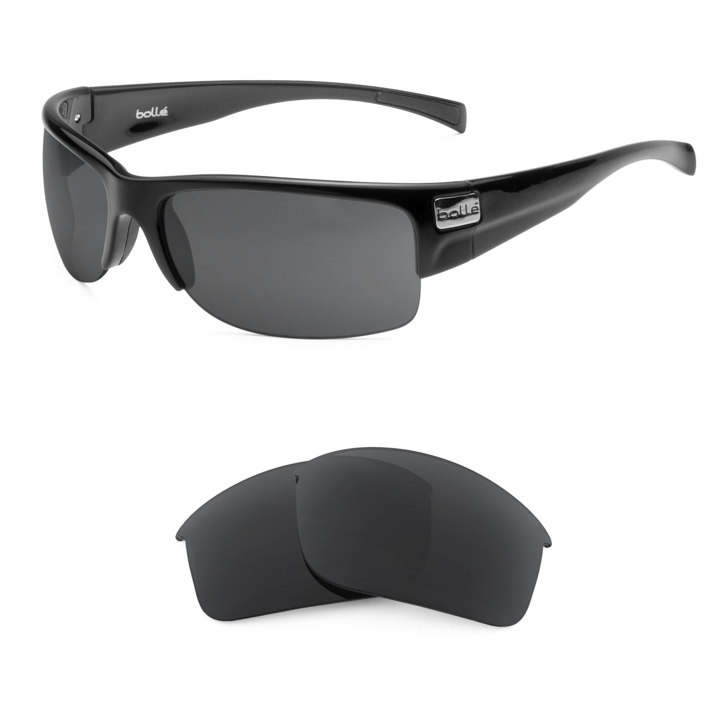 Bolle Zander sunglasses with replacement lenses