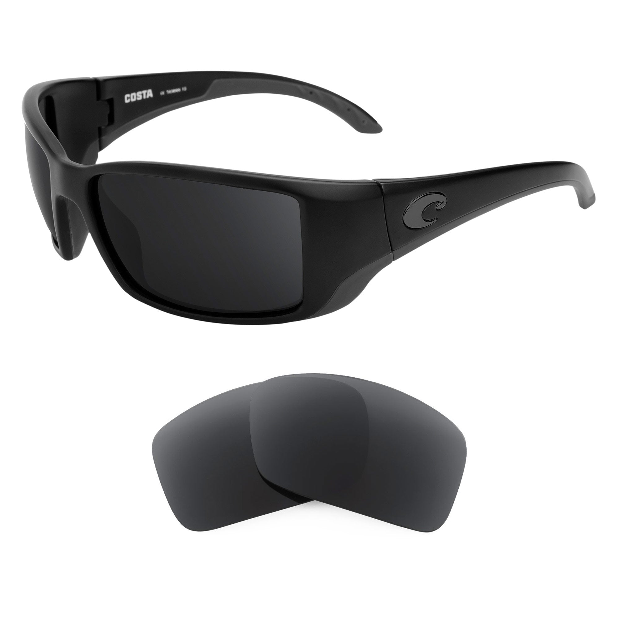 thumbnail interactive-video image 1 of Apex Polarized Replacement Lenses For Costa Fernandina - USA Made 1.5mm Thick 1 of 4