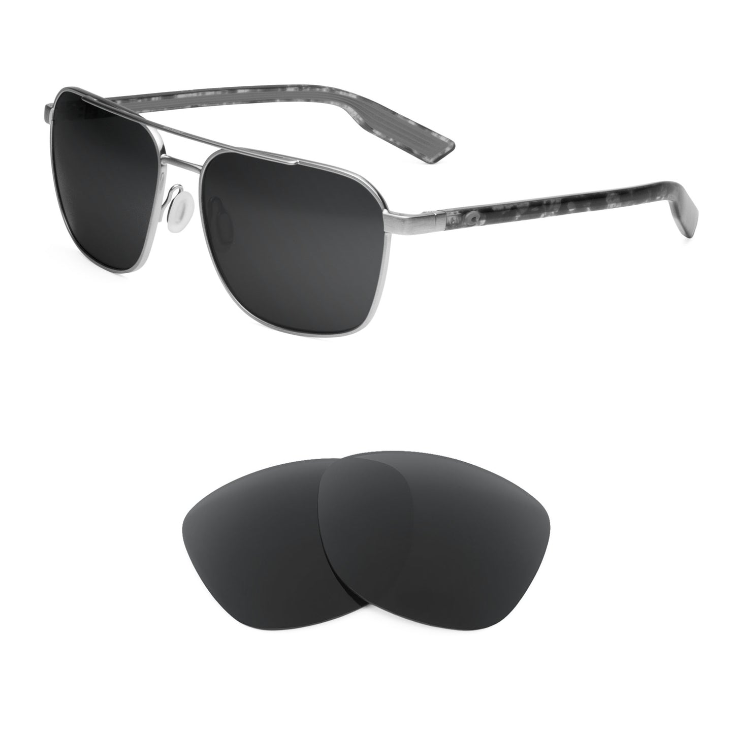 Costa Wader sunglasses with replacement lenses