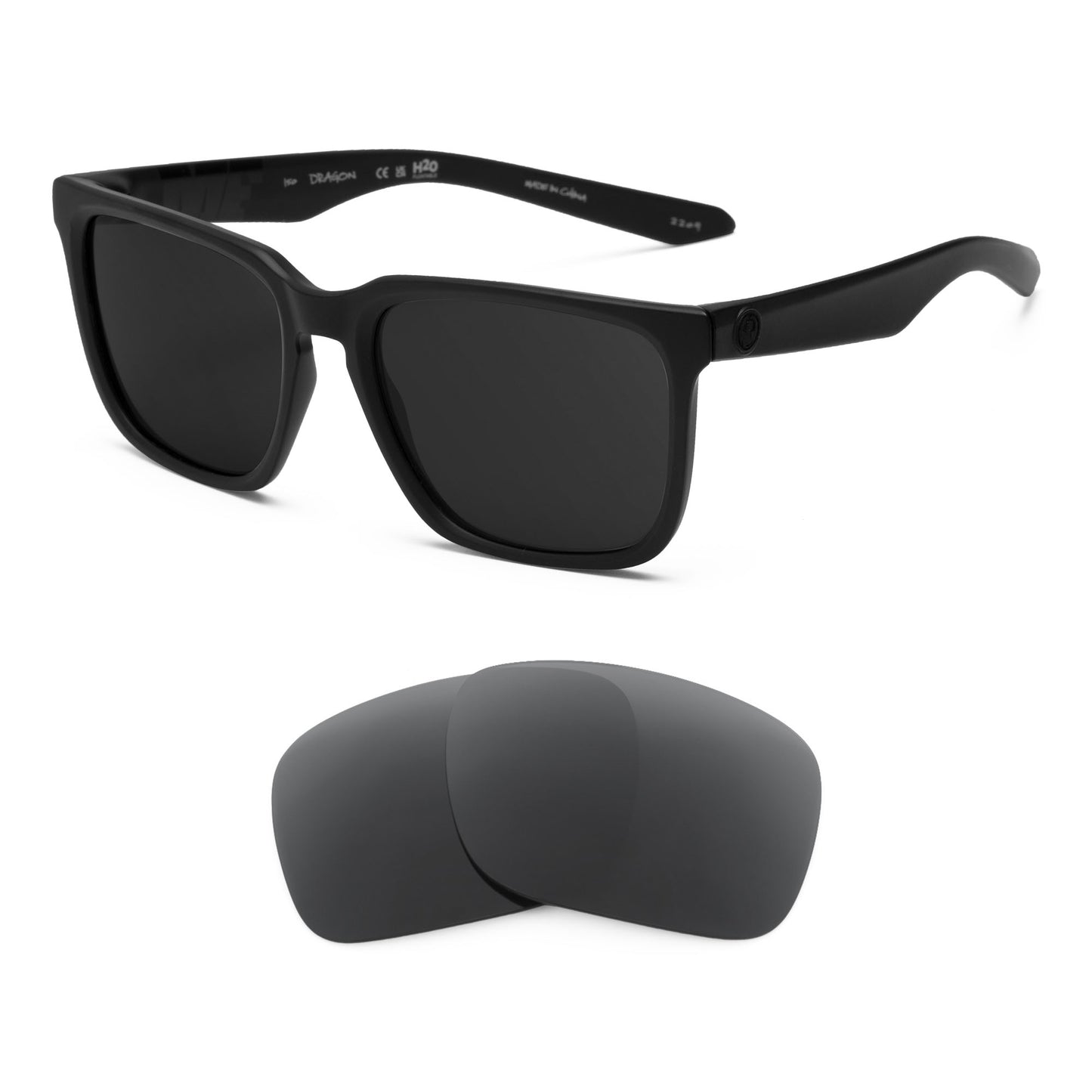 Dragon Baile XL sunglasses with replacement lenses