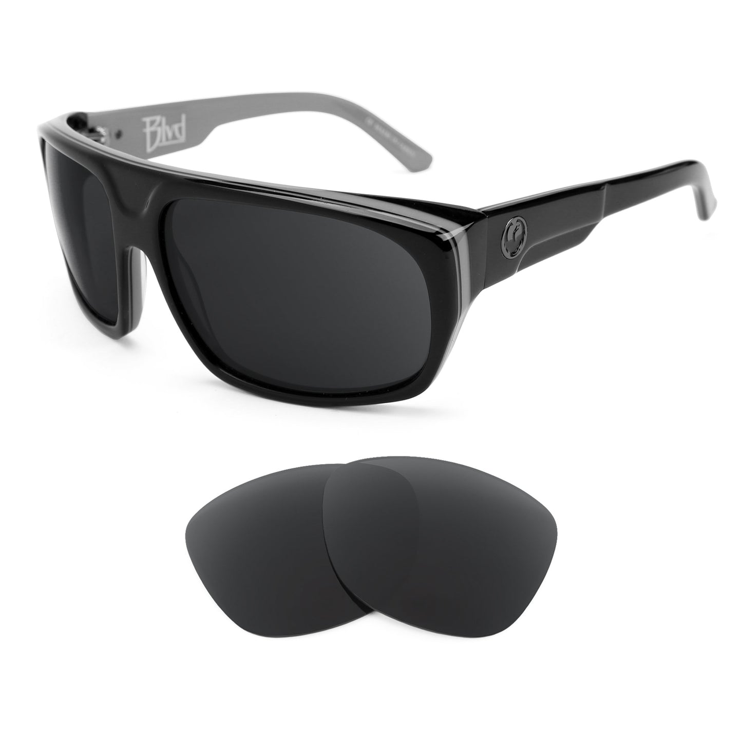 Dragon BLVD sunglasses with replacement lenses