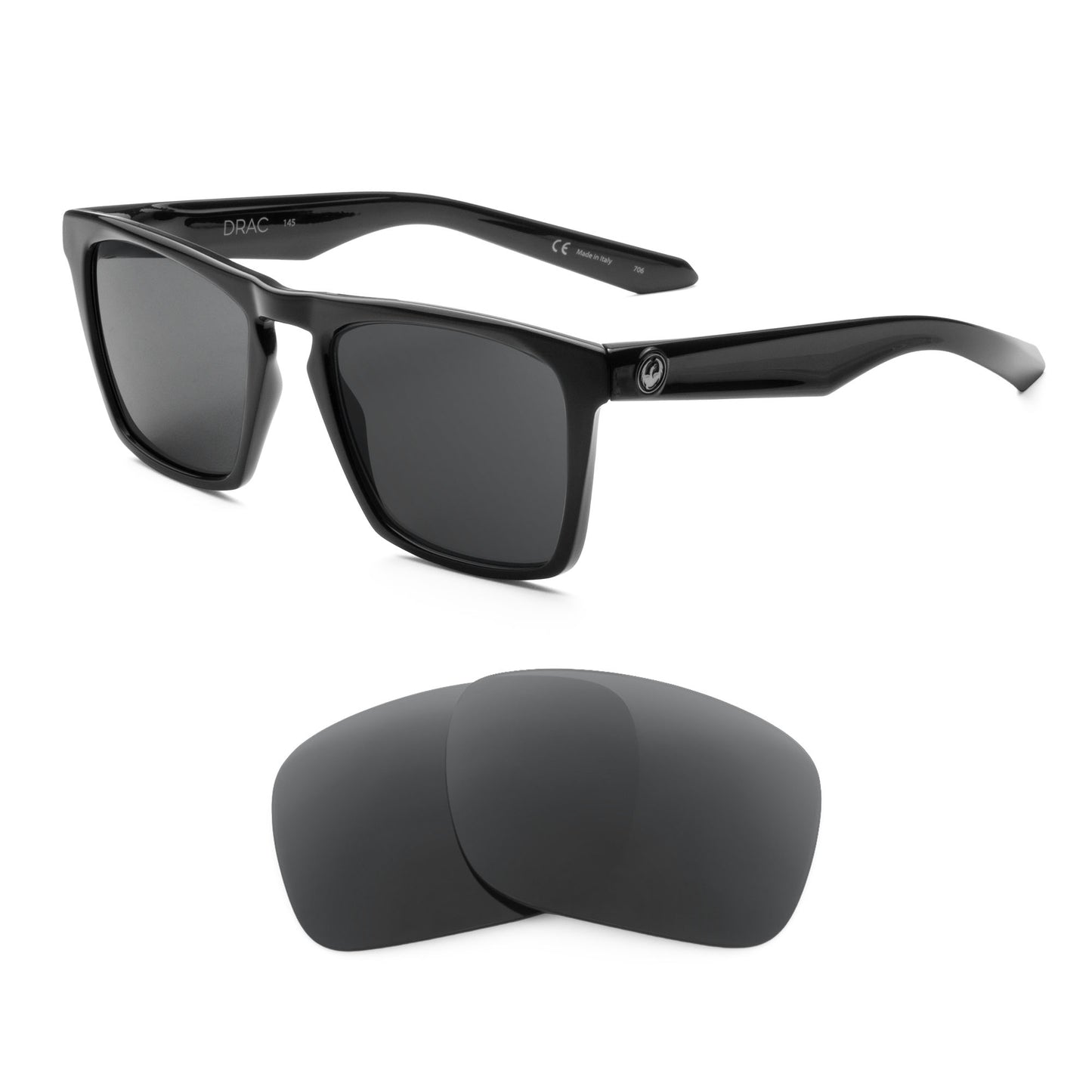 Dragon Drac sunglasses with replacement lenses