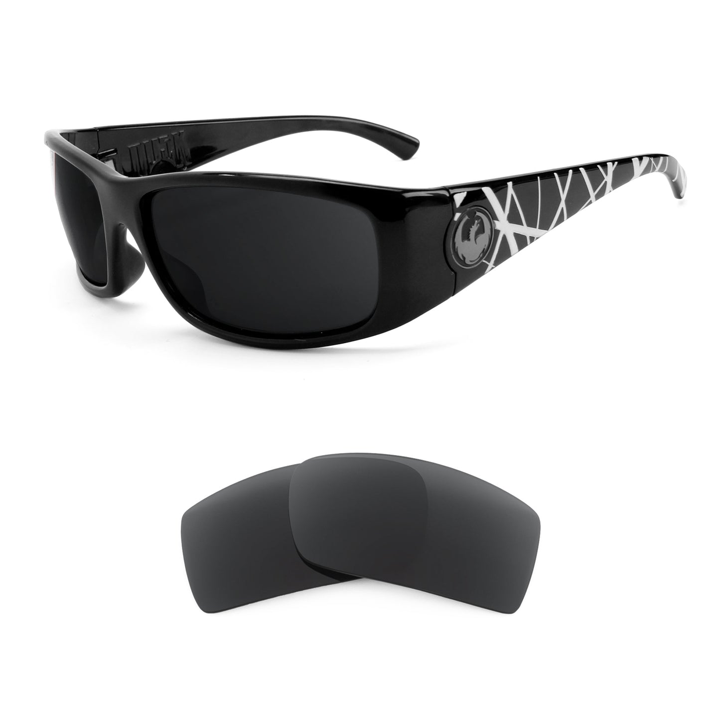 Dragon Dusk sunglasses with replacement lenses