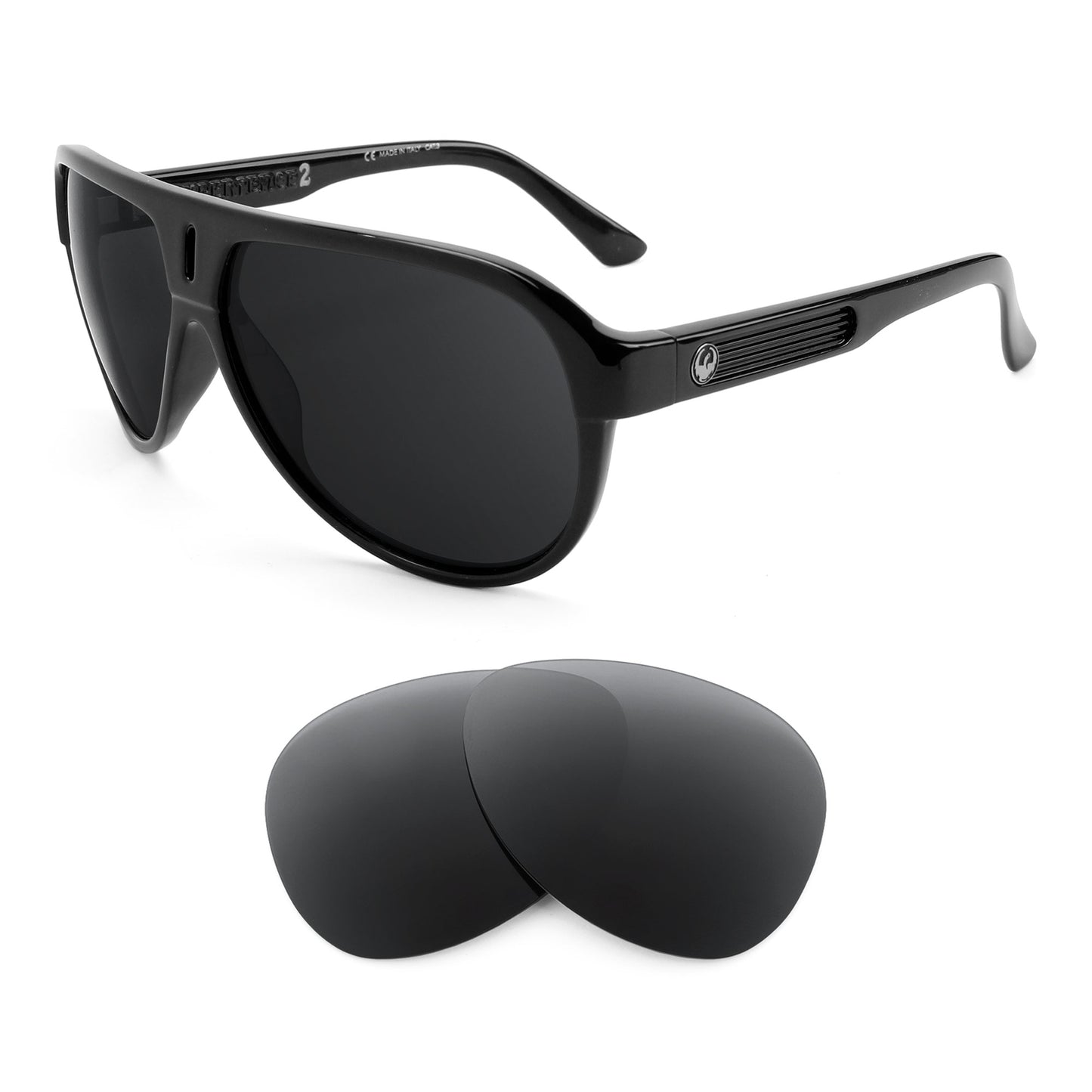 Dragon Experience II sunglasses with replacement lenses