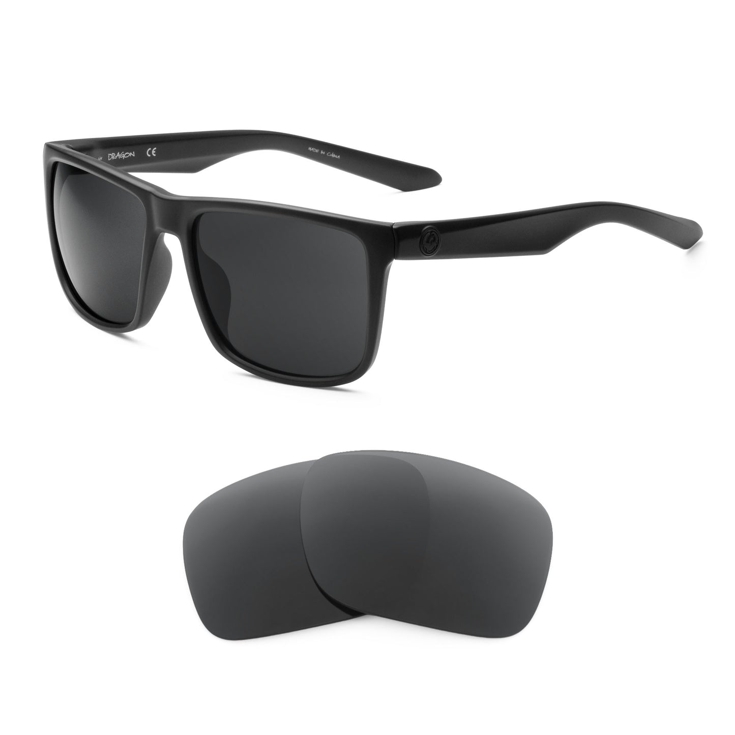 Dragon Meridien sunglasses with replacement lenses