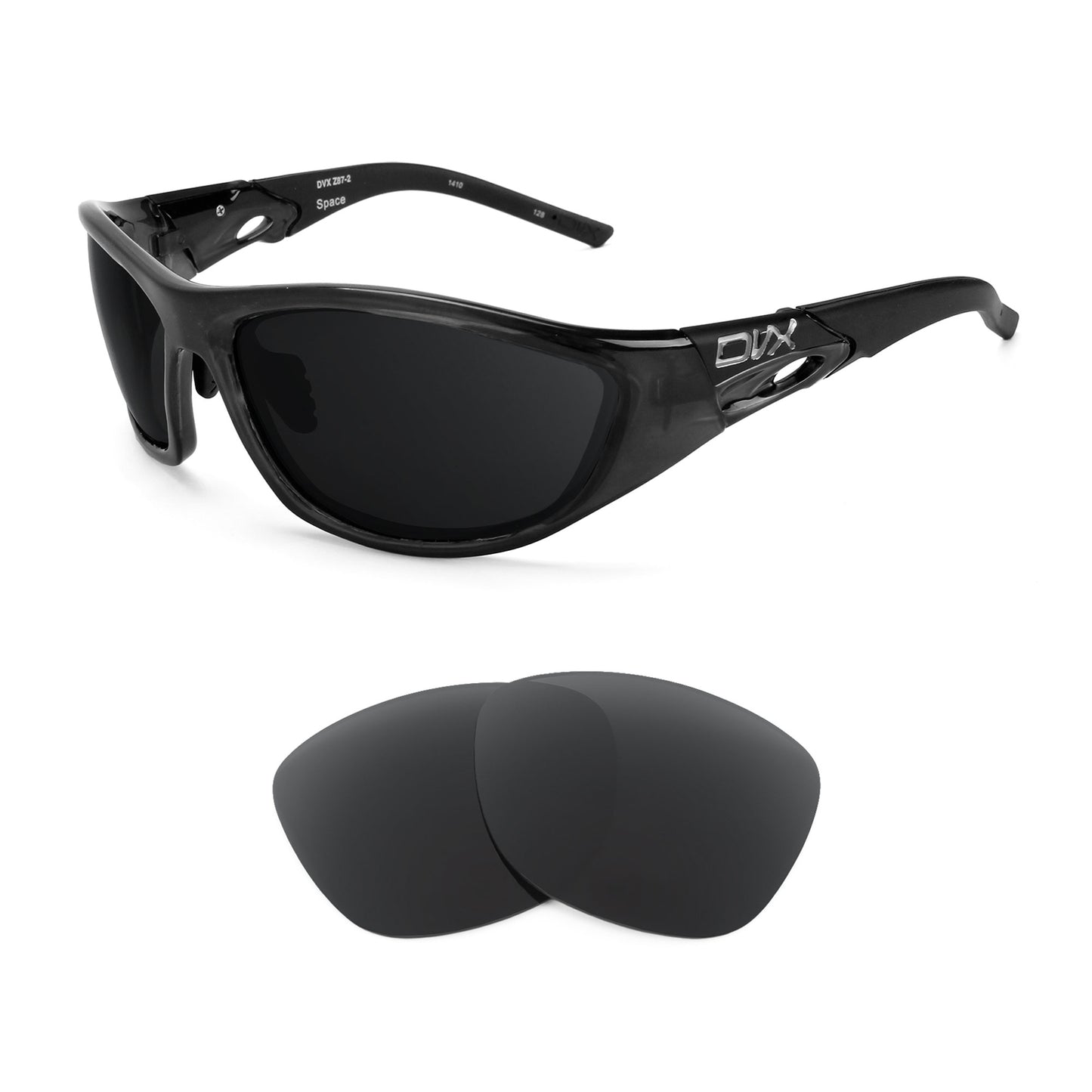 DVX Eyewear Space sunglasses with replacement lenses