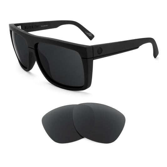 Electric Black Top sunglasses with replacement lenses