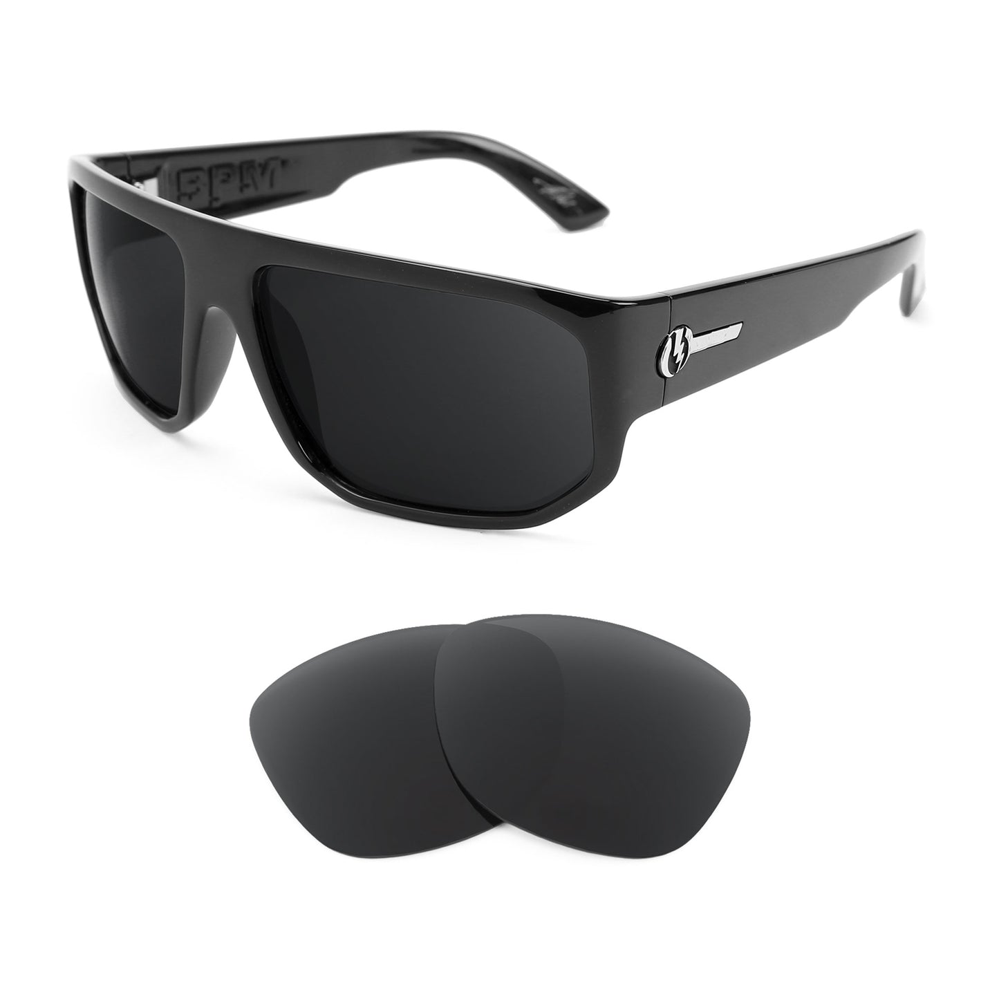 Electric BPM sunglasses with replacement lenses