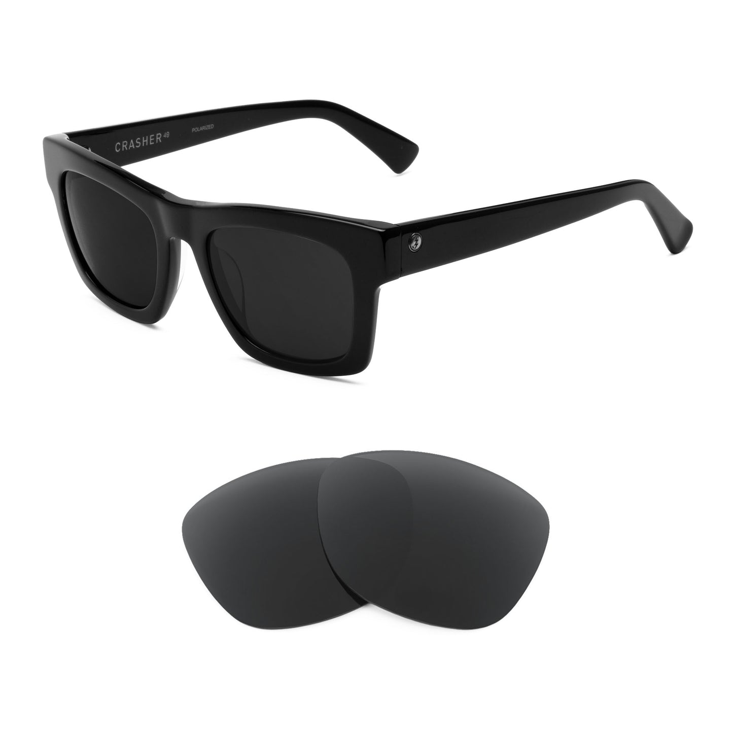 Electric Crasher 49mm (M) sunglasses with replacement lenses