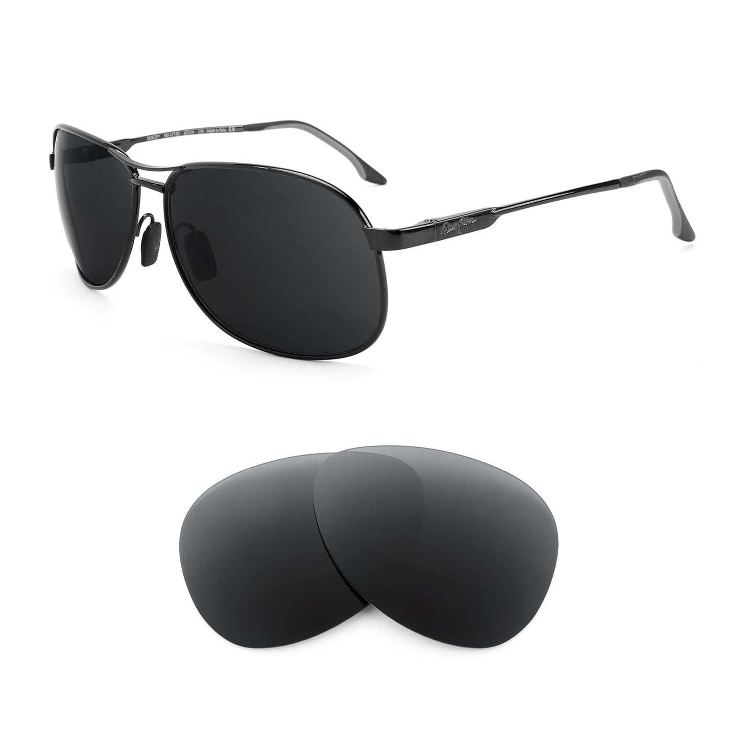 Maui Jim Akoni MJ117 sunglasses with replacement lenses