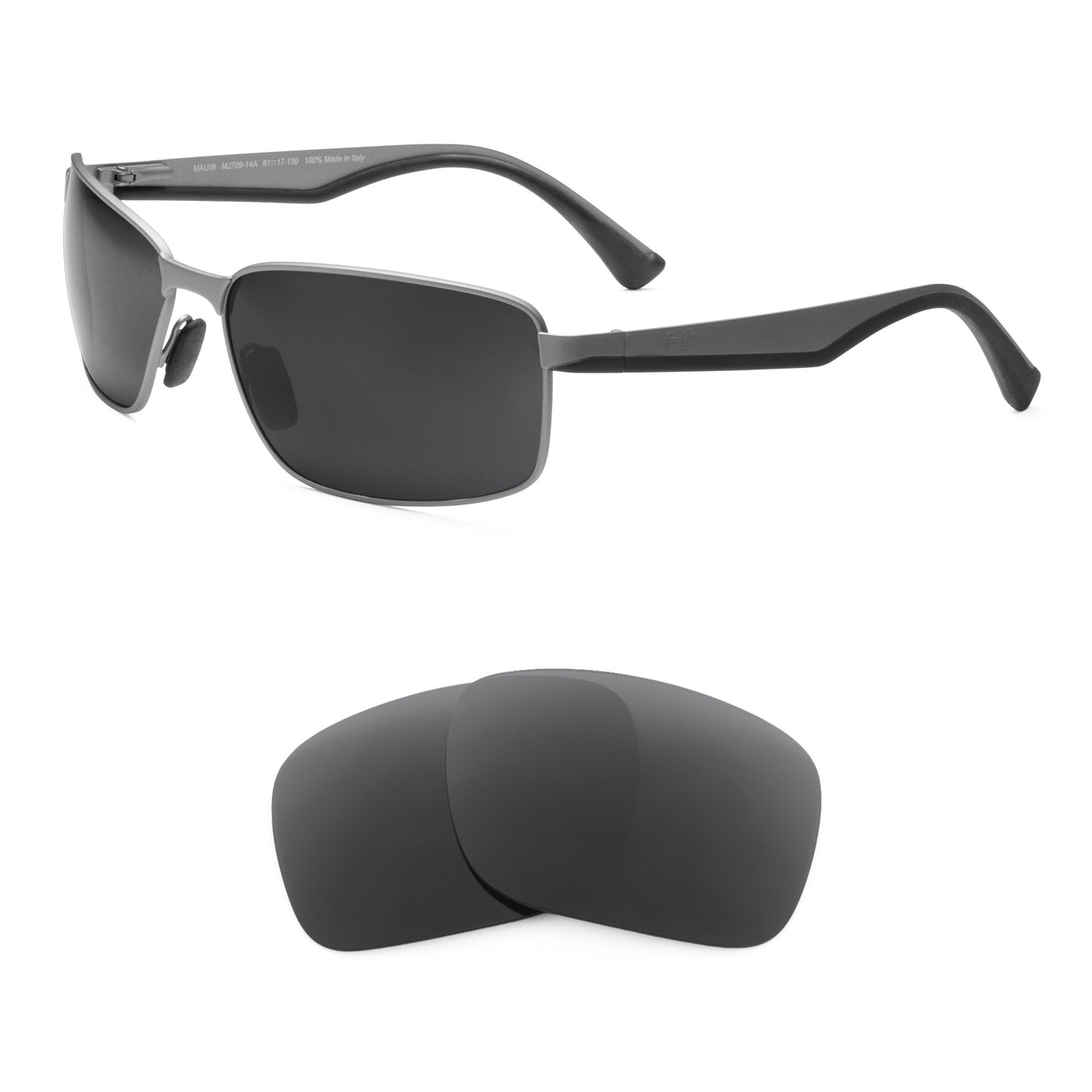 Maui Jim Backswing MJ709 sunglasses with replacement lenses