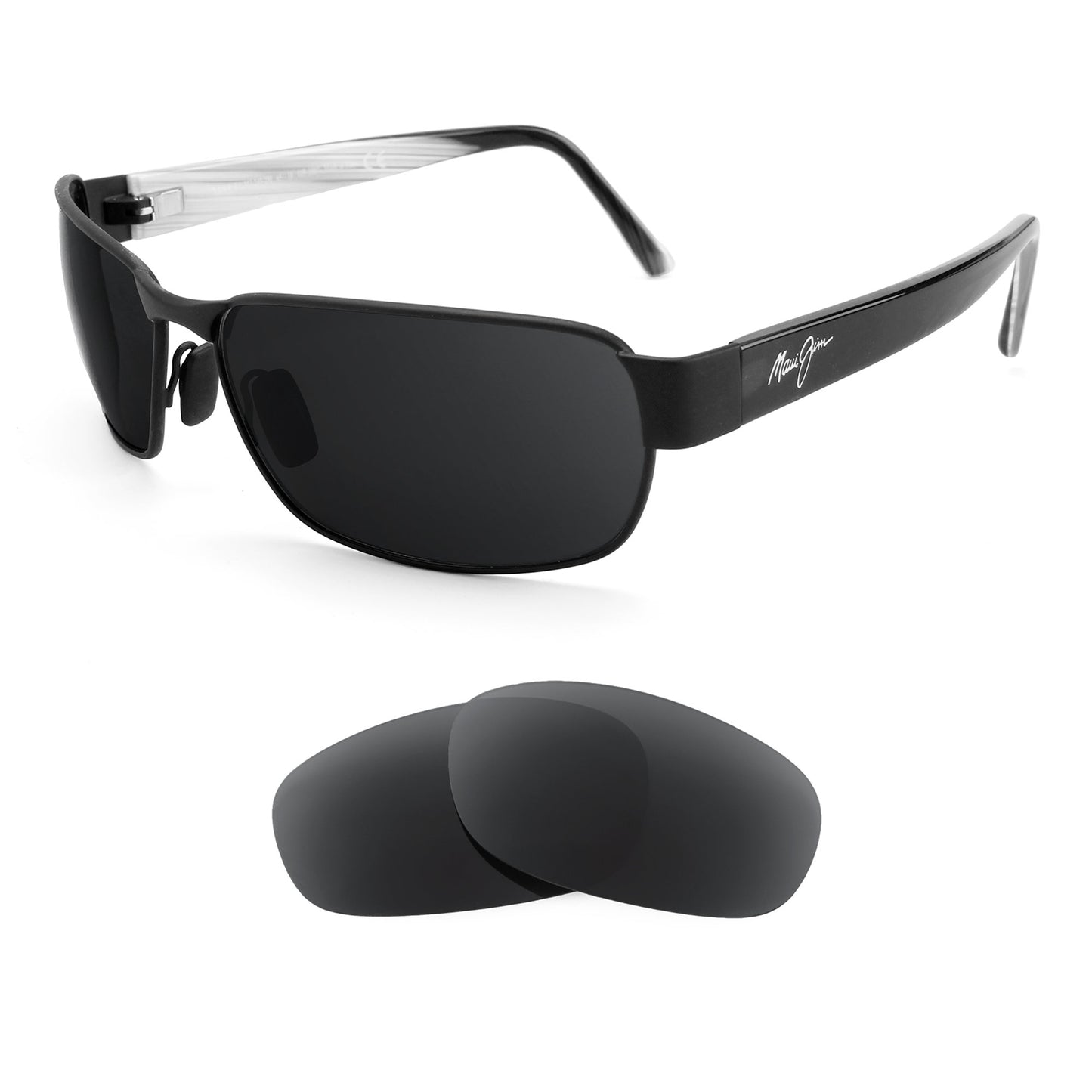 Maui Jim Black Coral MJ249 sunglasses with replacement lenses