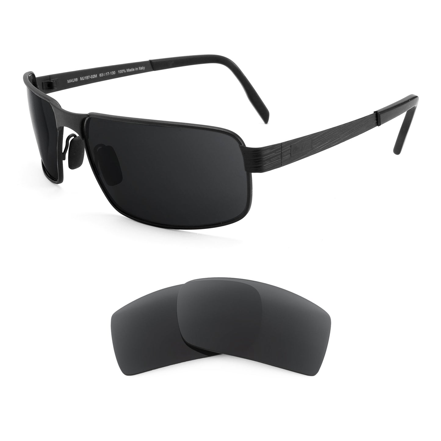 Maui Jim Castaway MJ187 sunglasses with replacement lenses