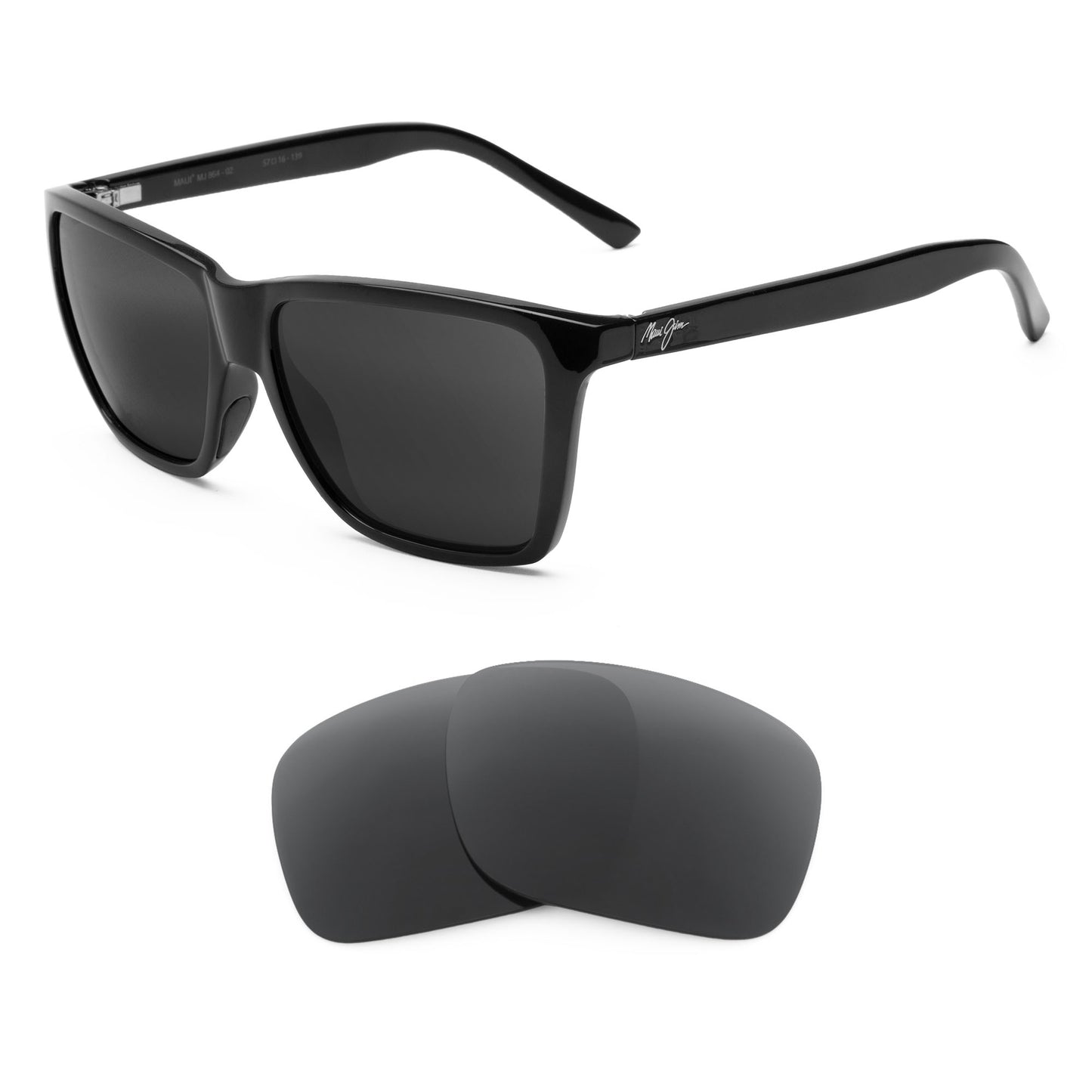 Maui Jim Cruzem MJ864 sunglasses with replacement lenses