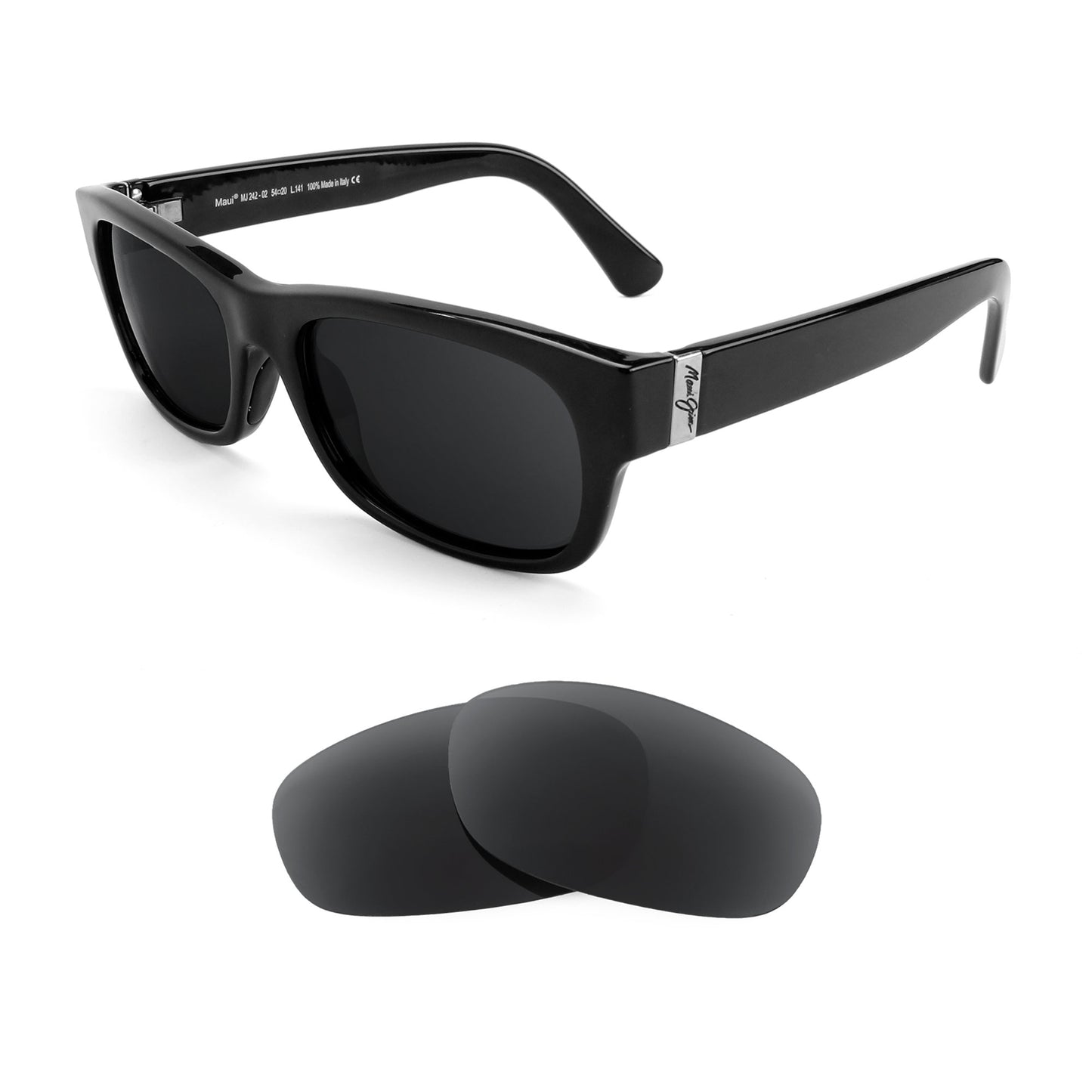 Maui Jim Dive Deep MJ242 sunglasses with replacement lenses