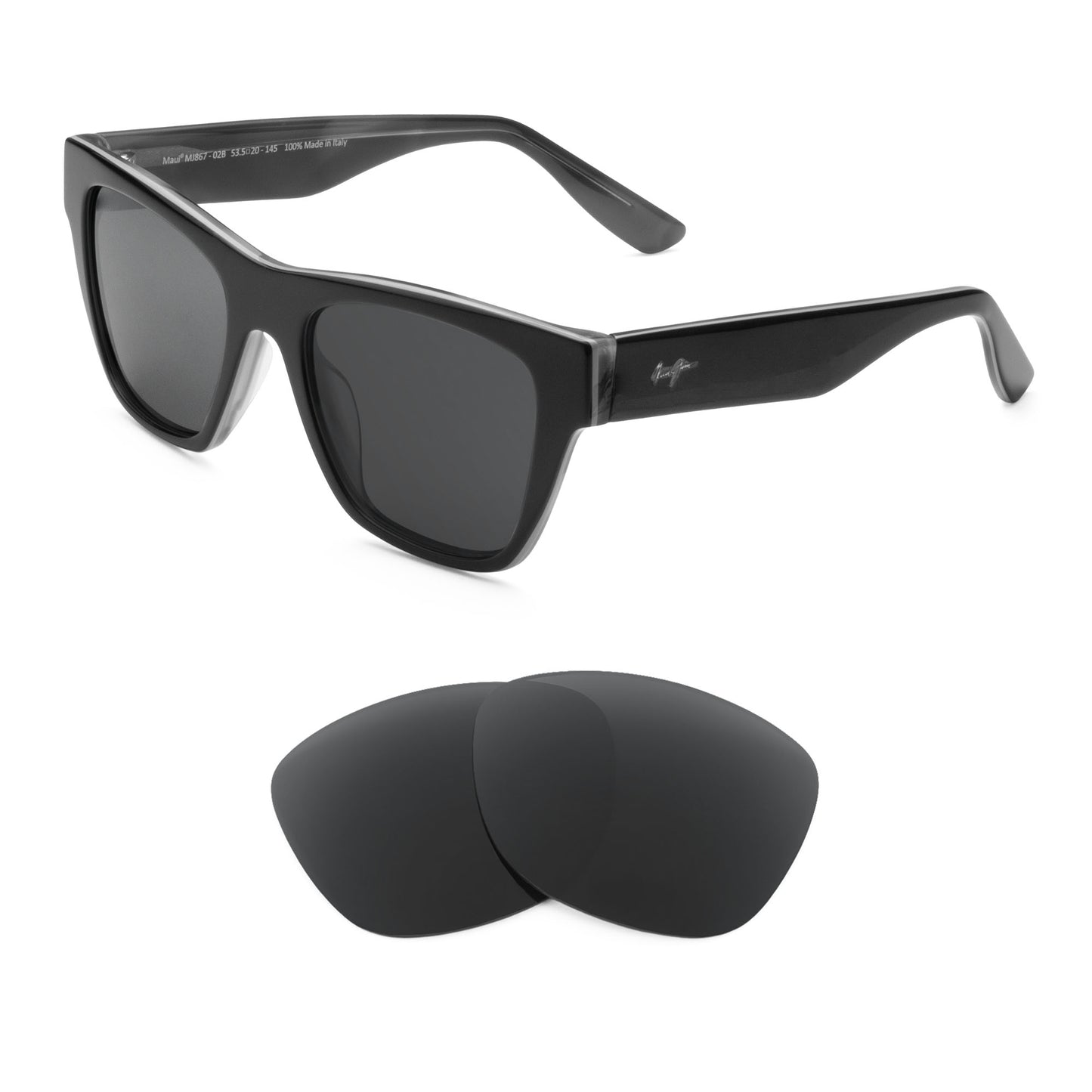 Maui Jim Ekolu MJ867 sunglasses with replacement lenses