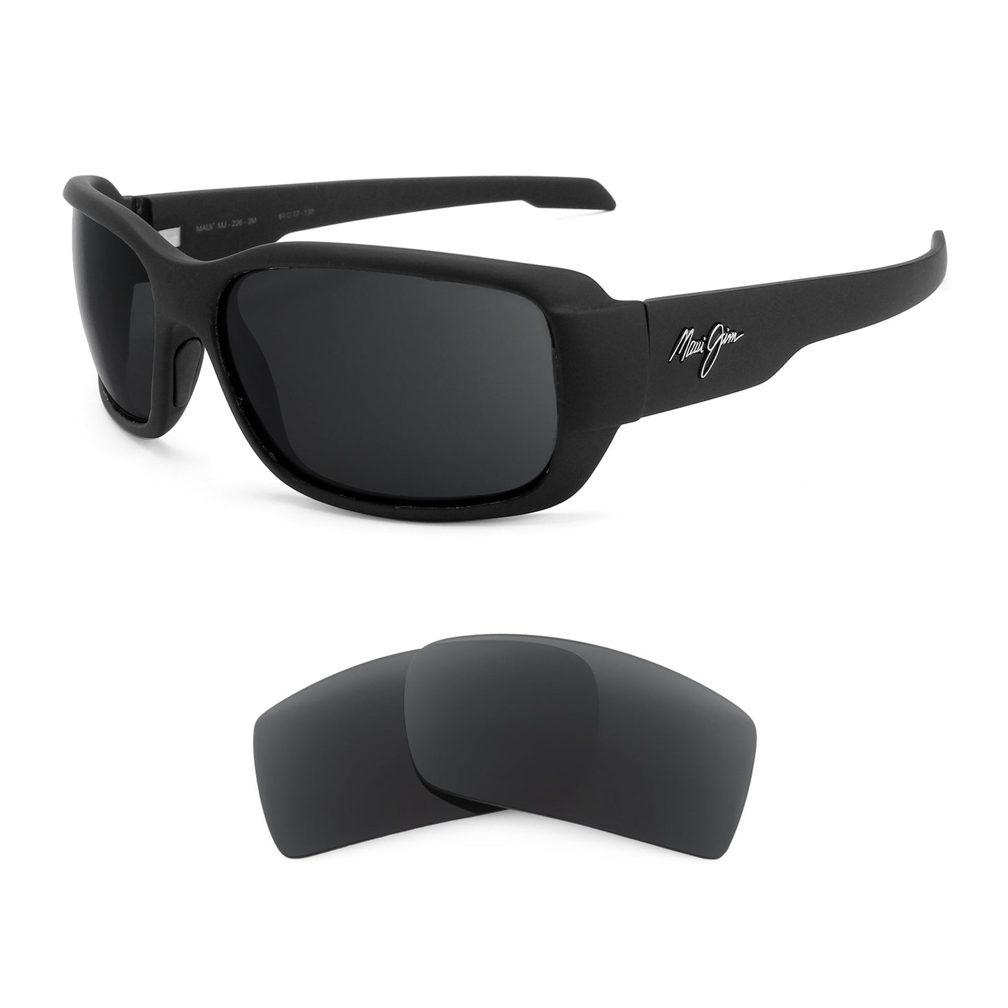 Maui Jim Hamoa Beach MJ226 sunglasses with replacement lenses
