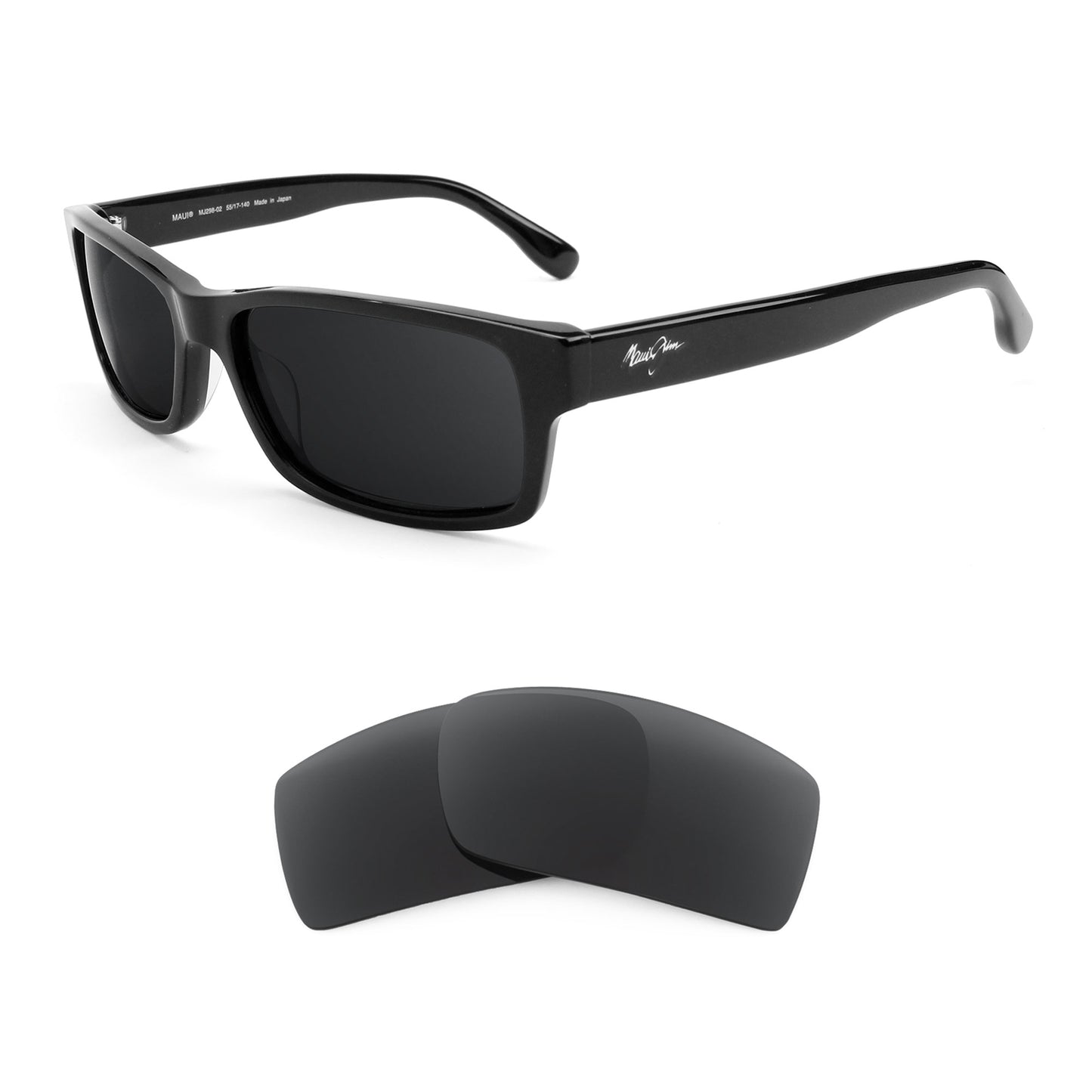 Maui Jim Hidden Pinnacle MJ298 sunglasses with replacement lenses