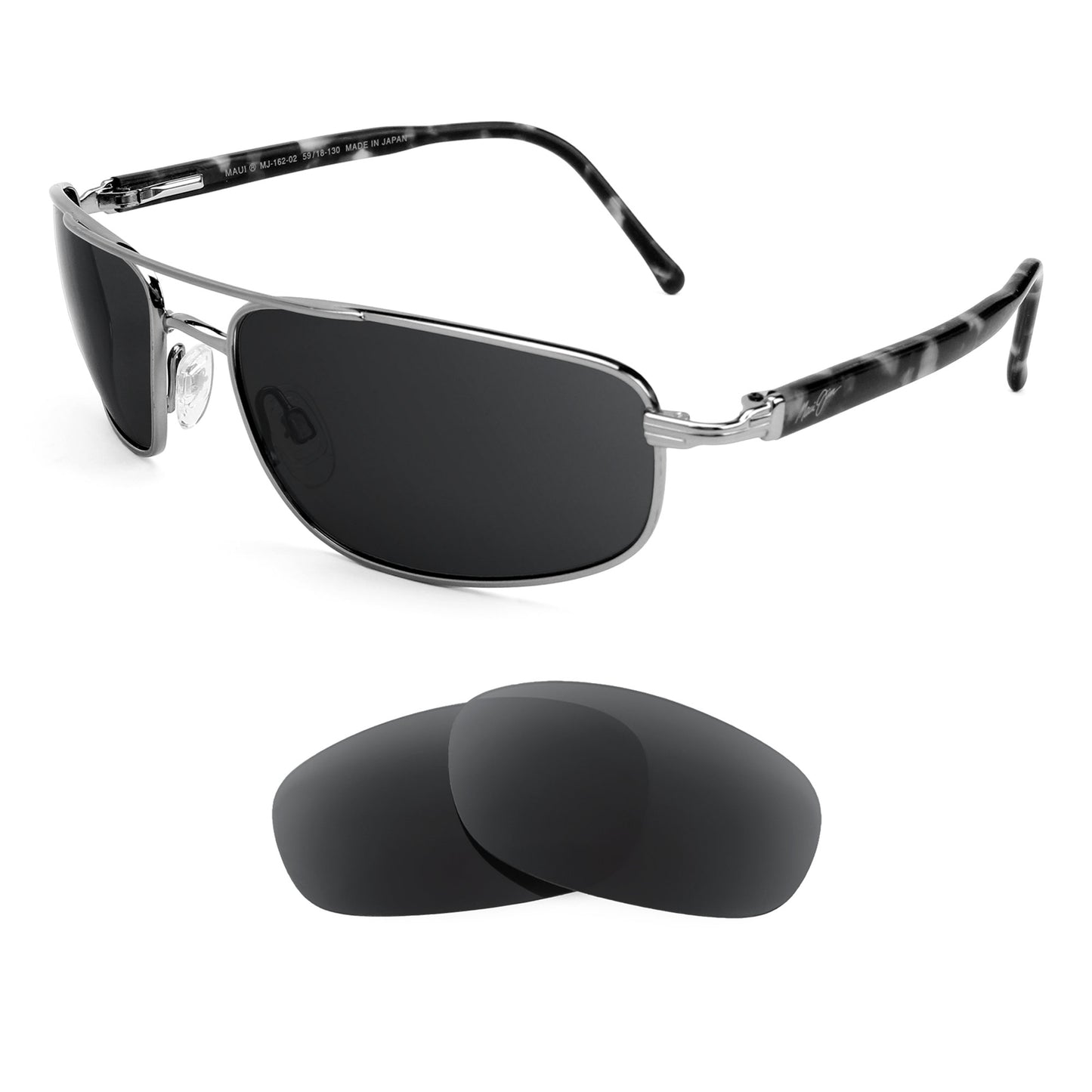 Maui Jim Kahuna MJ162 sunglasses with replacement lenses