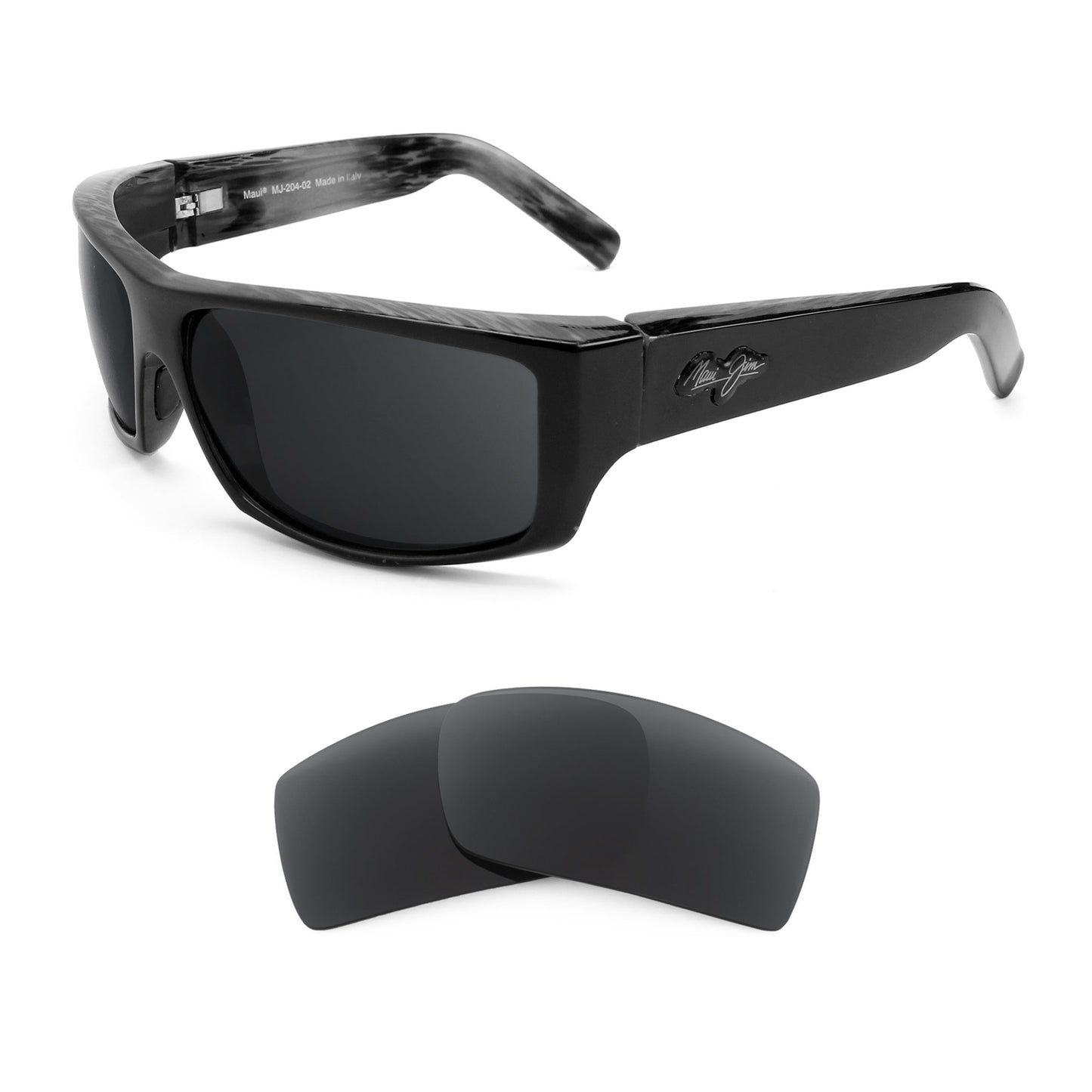 Maui Jim Kaimana MJ204 sunglasses with replacement lenses