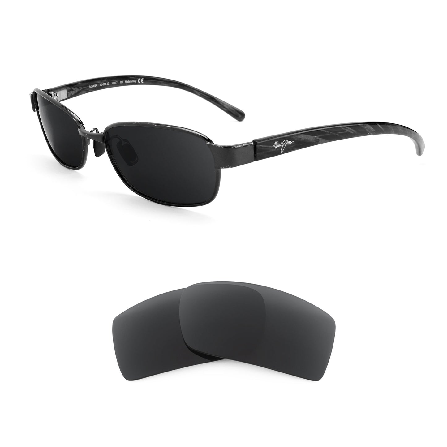 Maui Jim Kala MJ101 sunglasses with replacement lenses