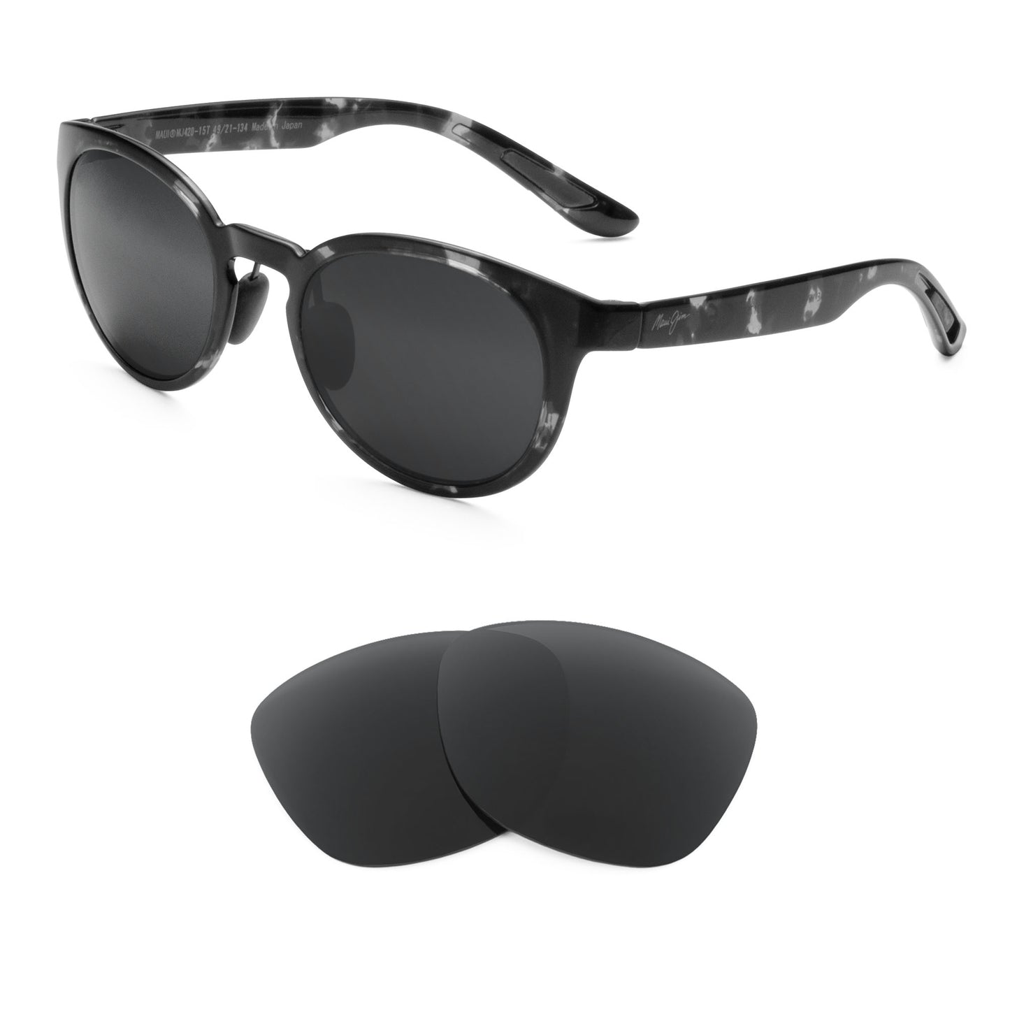 Maui Jim Keanae MJ420 sunglasses with replacement lenses