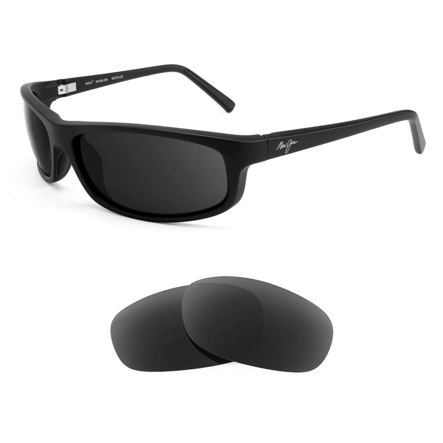 Maui Jim Legacy MJ183 sunglasses with replacement lenses