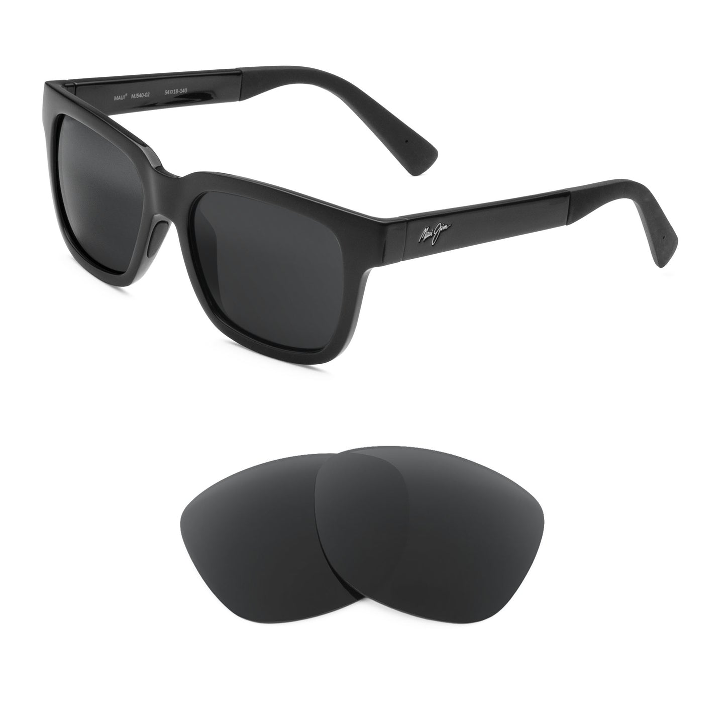 Maui Jim Mongoose MJ540 sunglasses with replacement lenses