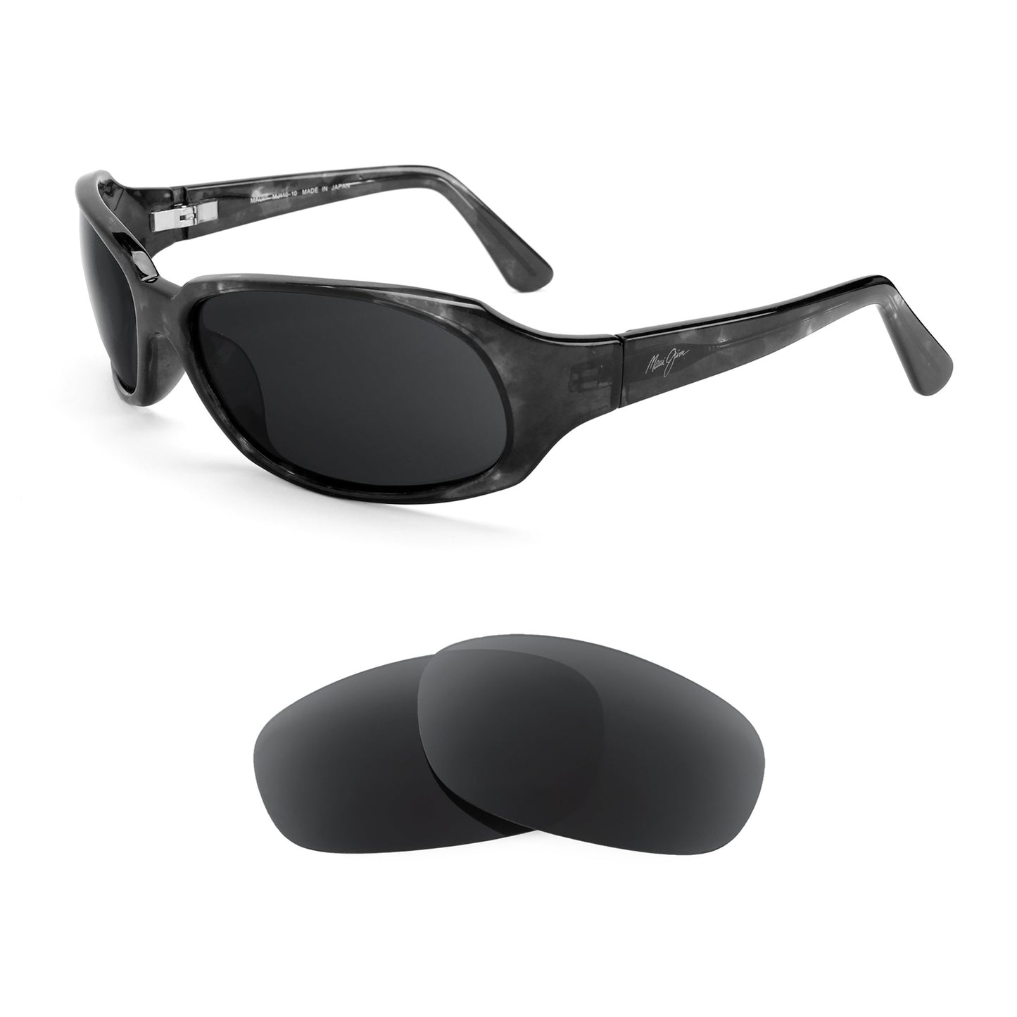 Maui Jim Navigator MJ110 sunglasses with replacement lenses