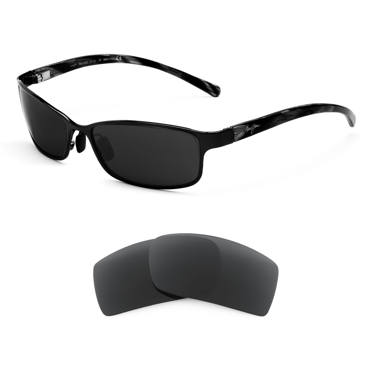 Maui Jim Shoreline MJ114 sunglasses with replacement lenses