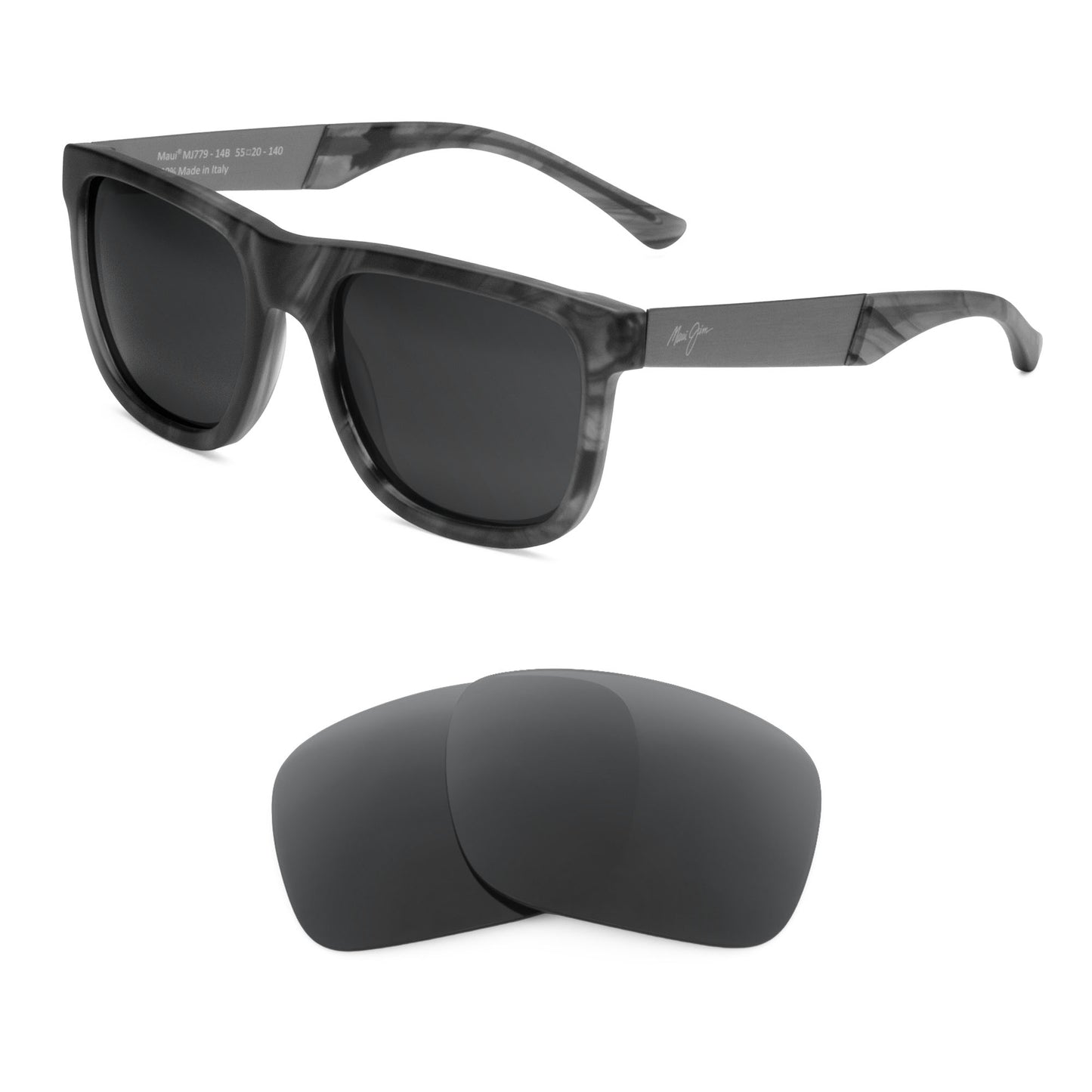 Maui Jim Talk Story MJ779 sunglasses with replacement lenses