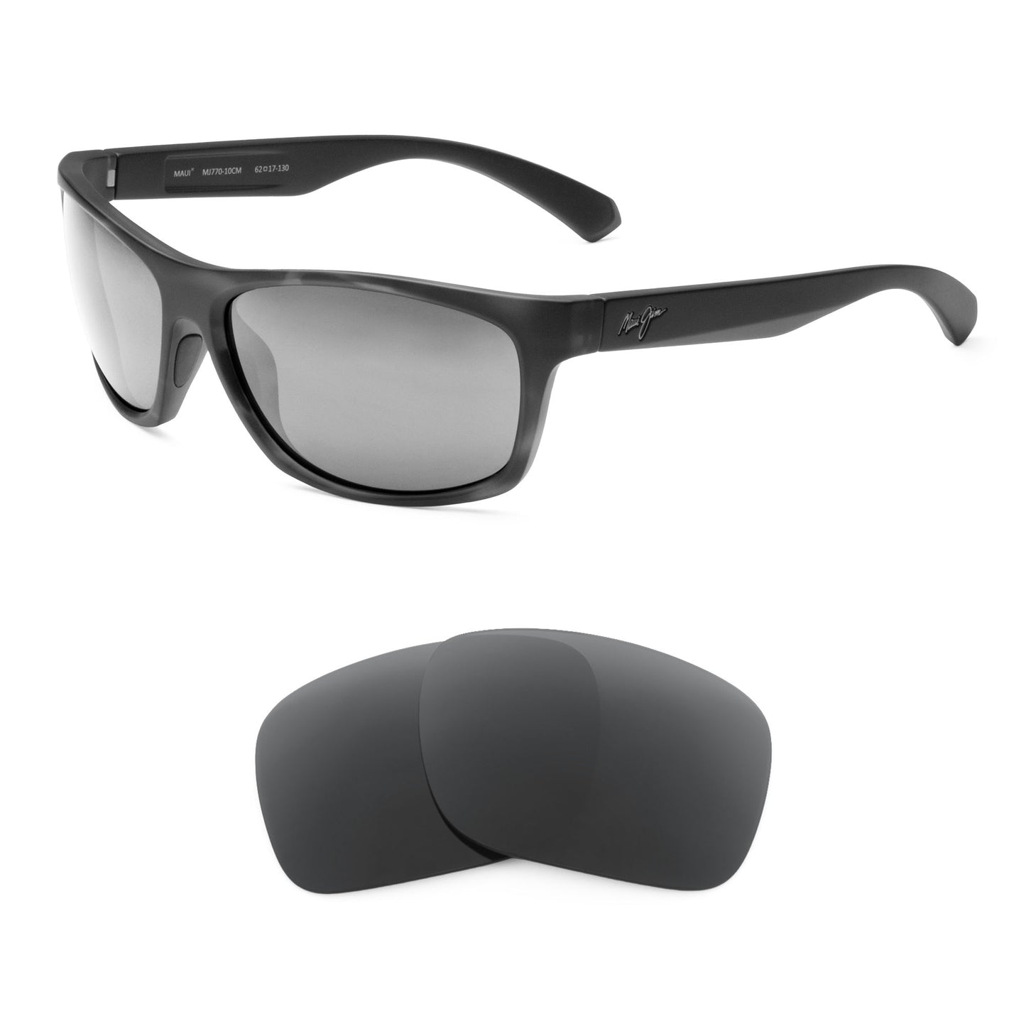 Maui Jim Tumbleland MJ770 sunglasses with replacement lenses
