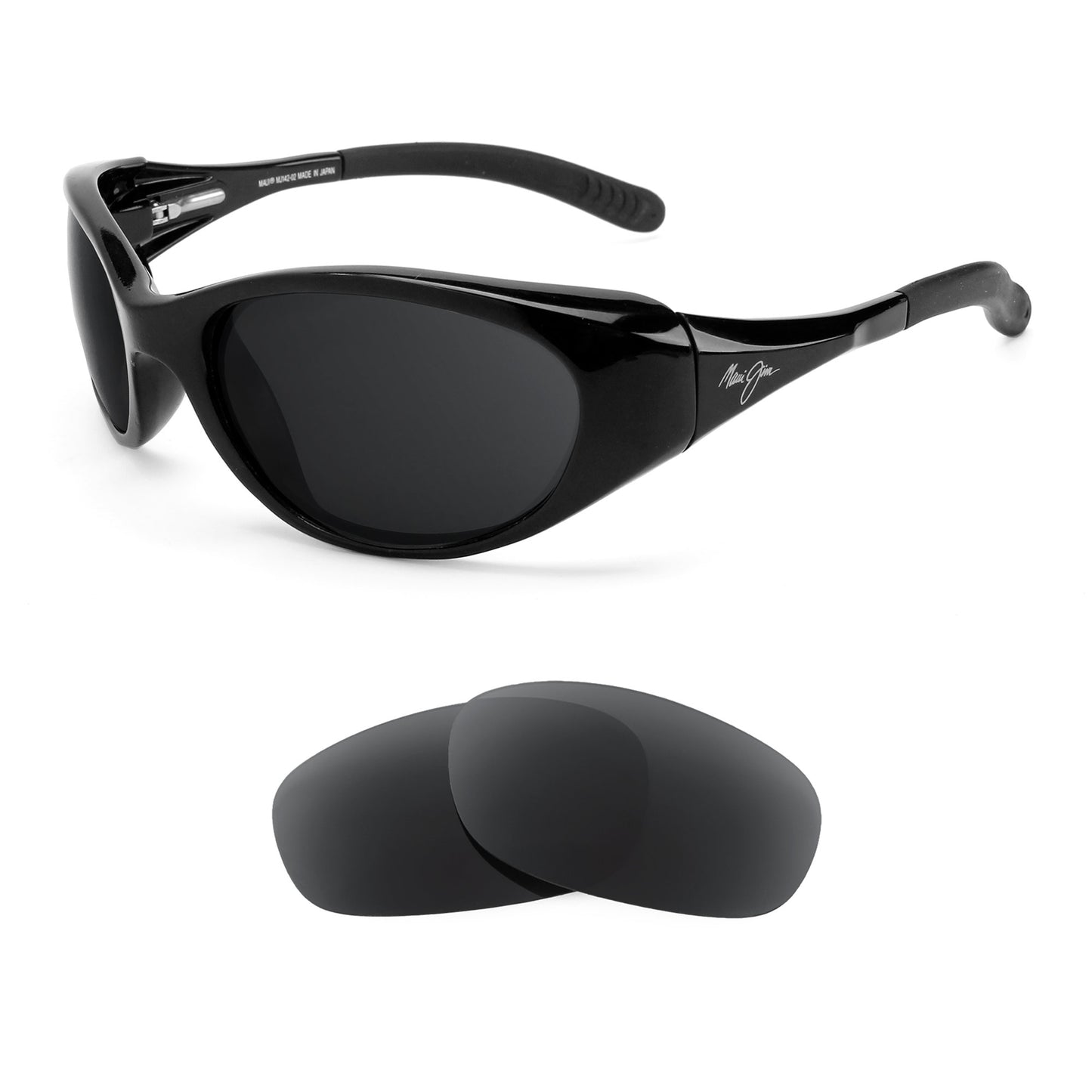 Maui Jim Volcano MJ142 sunglasses with replacement lenses